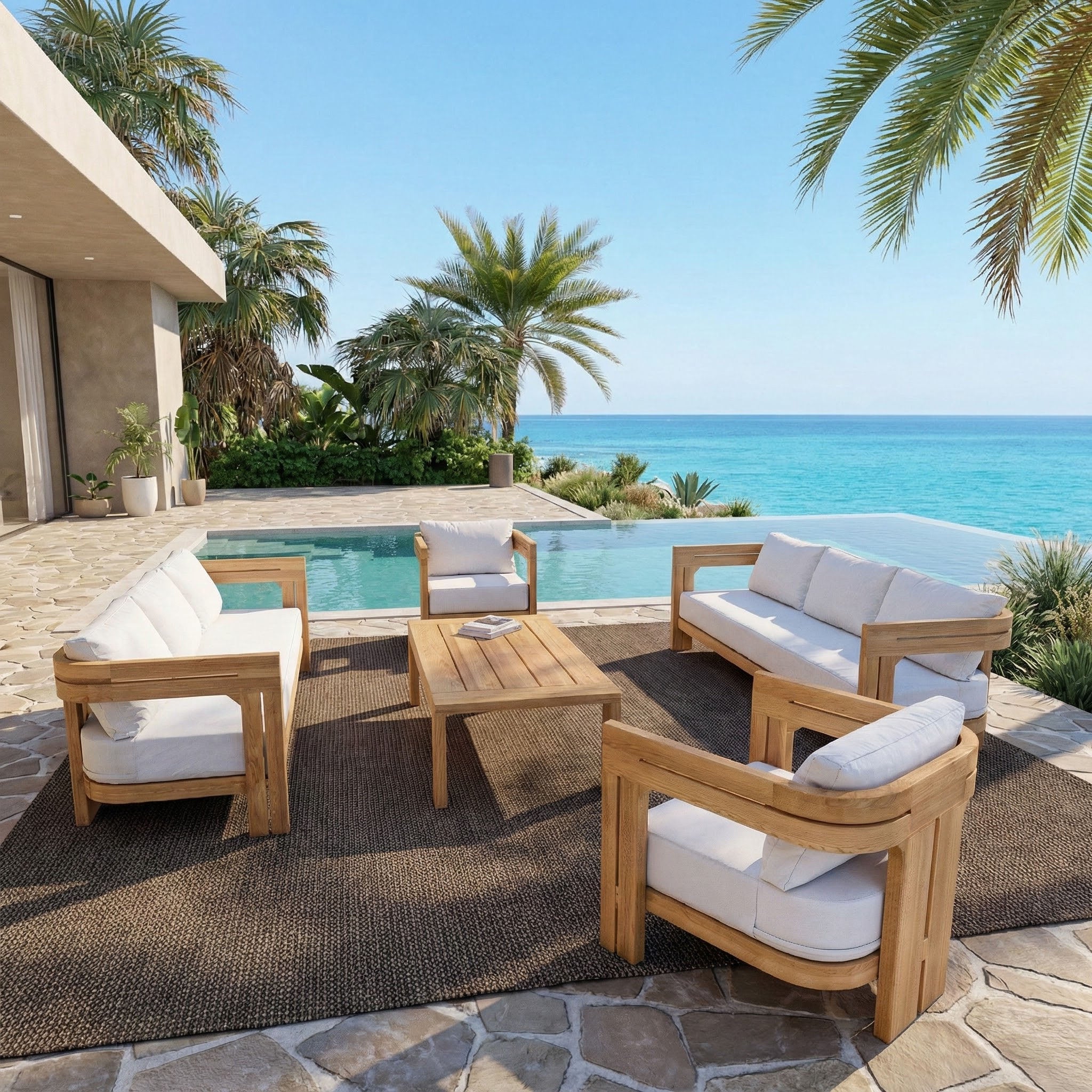 Salon de jardin Zanzibar - 8 places