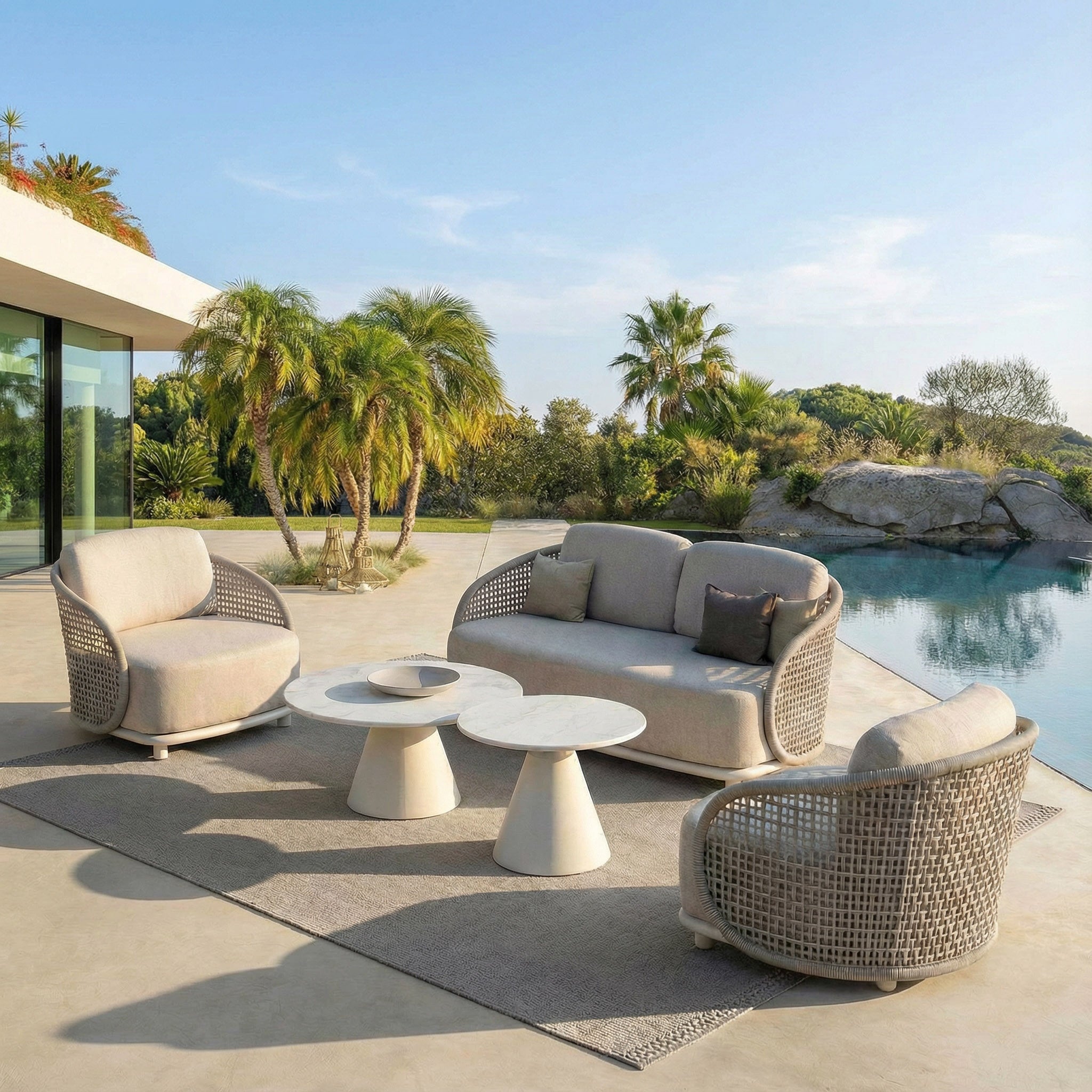 Salon de jardin Riviera - 4 places