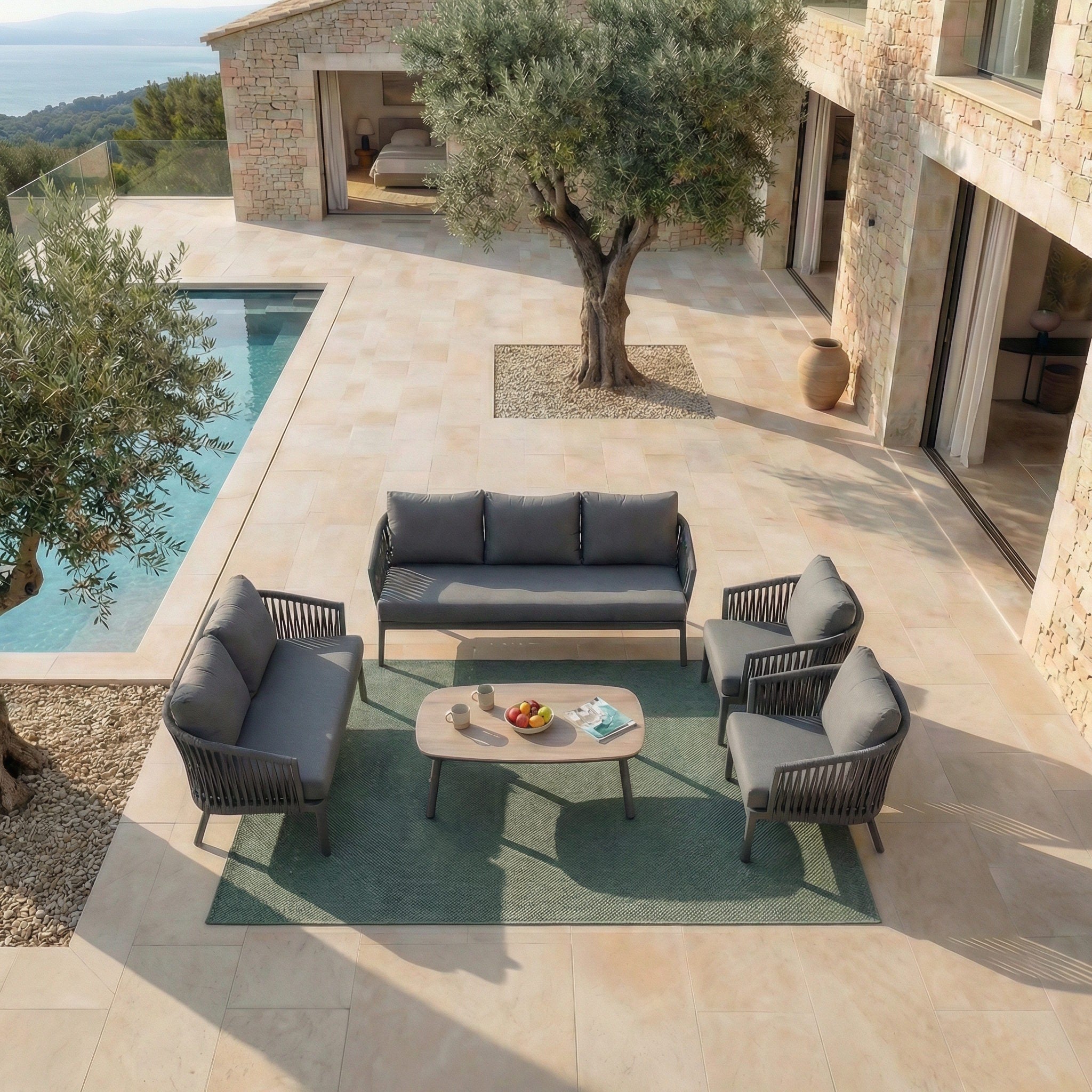 Amalfi Sofa Set - 7 Seats