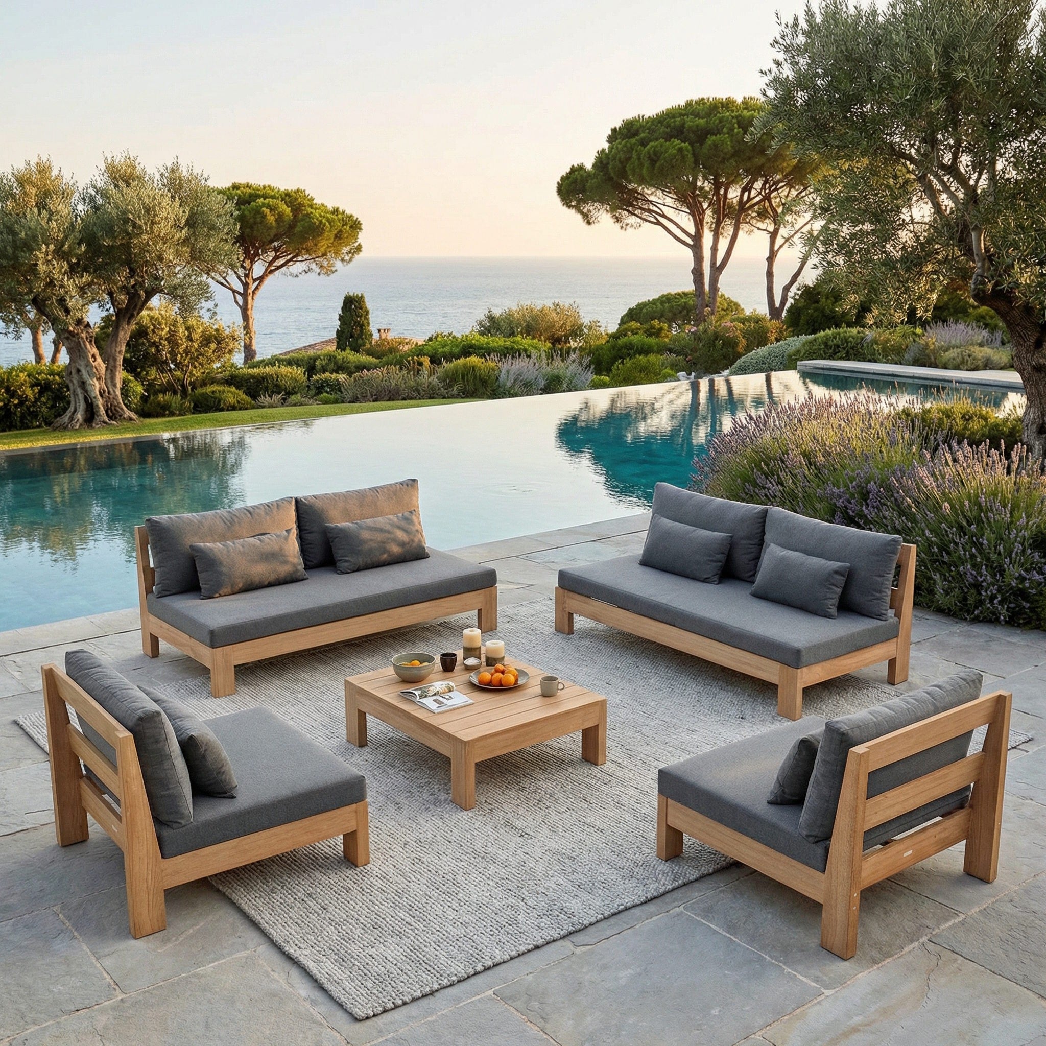 Salon de jardin Bornéo - 8 places