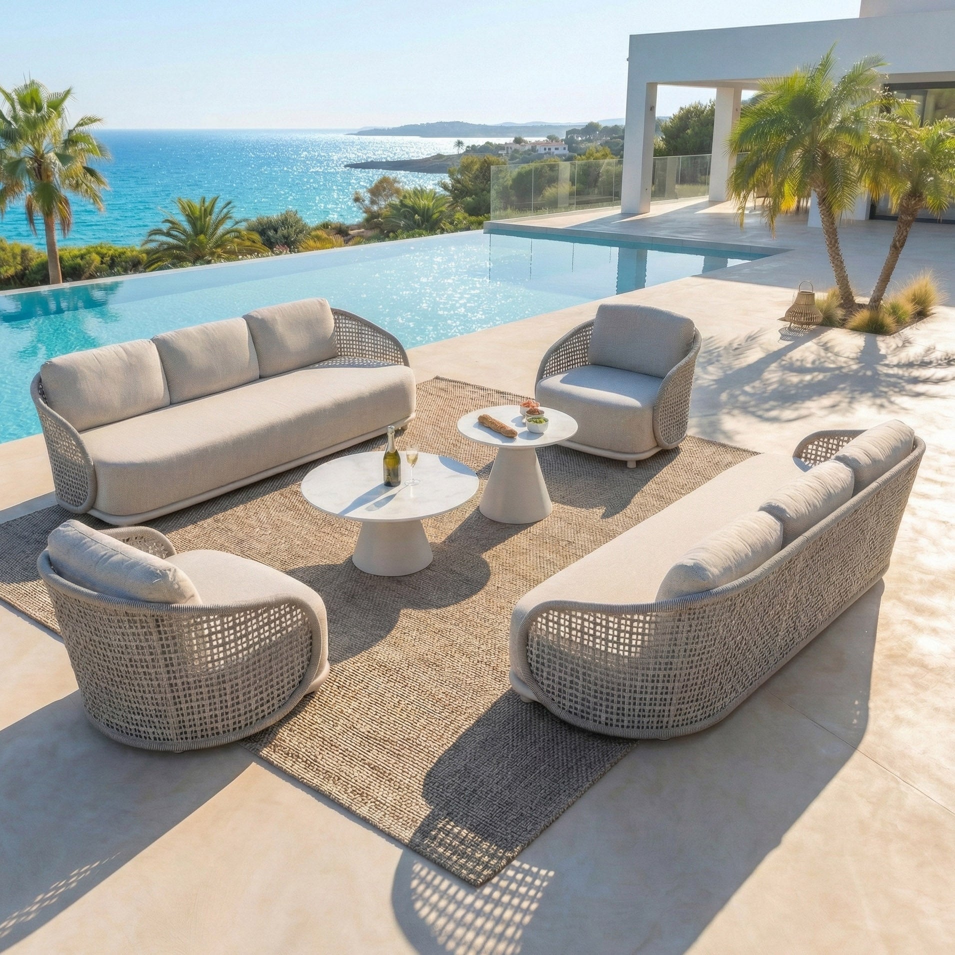 Salon de jardin Riviera - 8 places