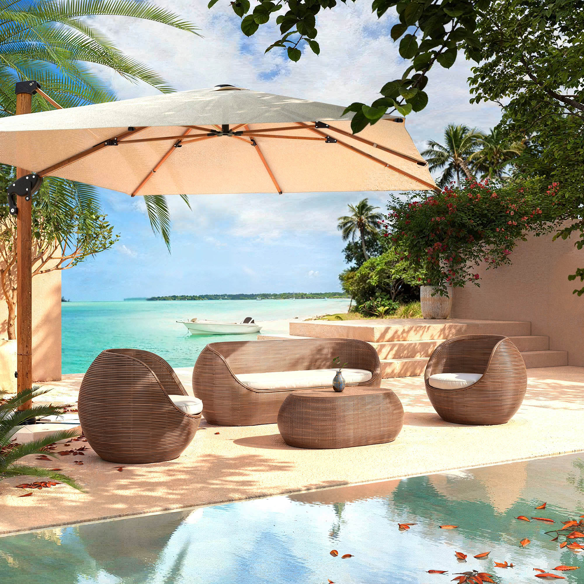 Salon de jardin Trinidad - 5 places