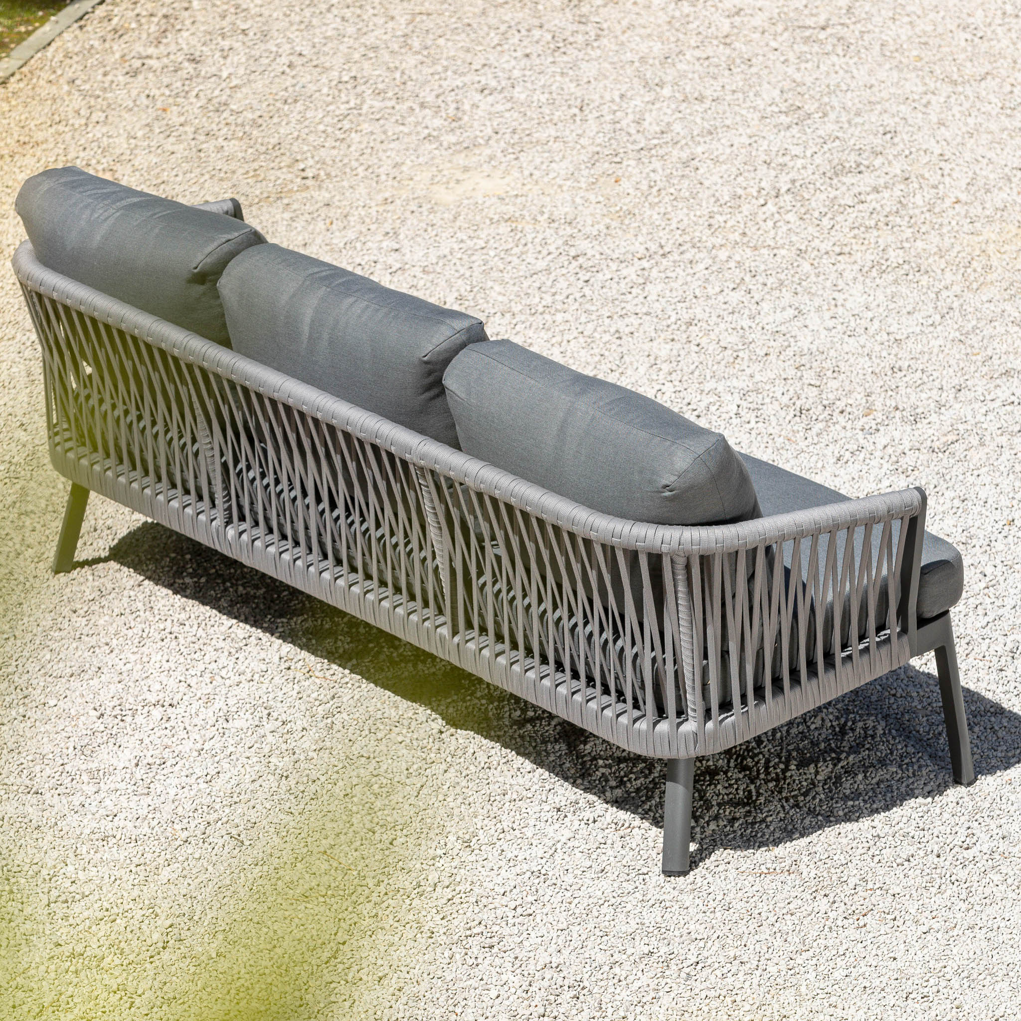 Salon de jardin Amalfi - 5 places - Mobellia