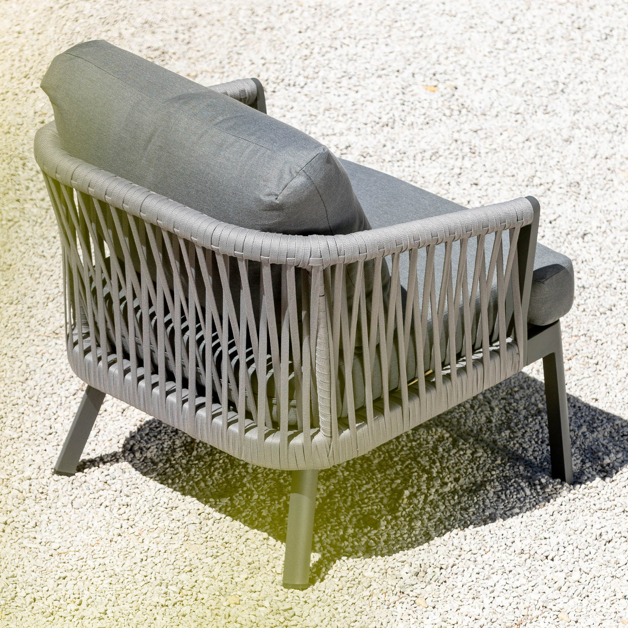 Salon de jardin Amalfi - 5 places - Mobellia