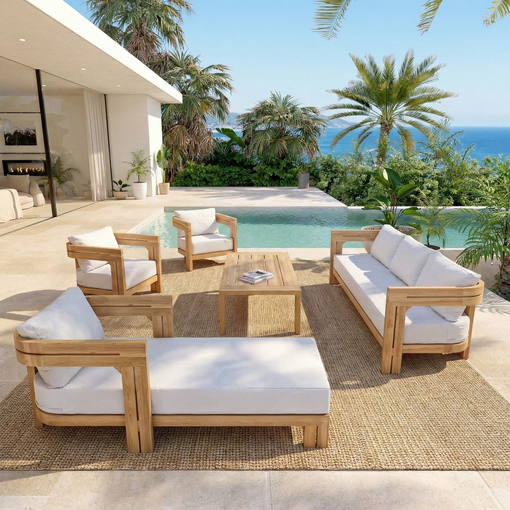 Salon de jardin Zanzibar - 5 places