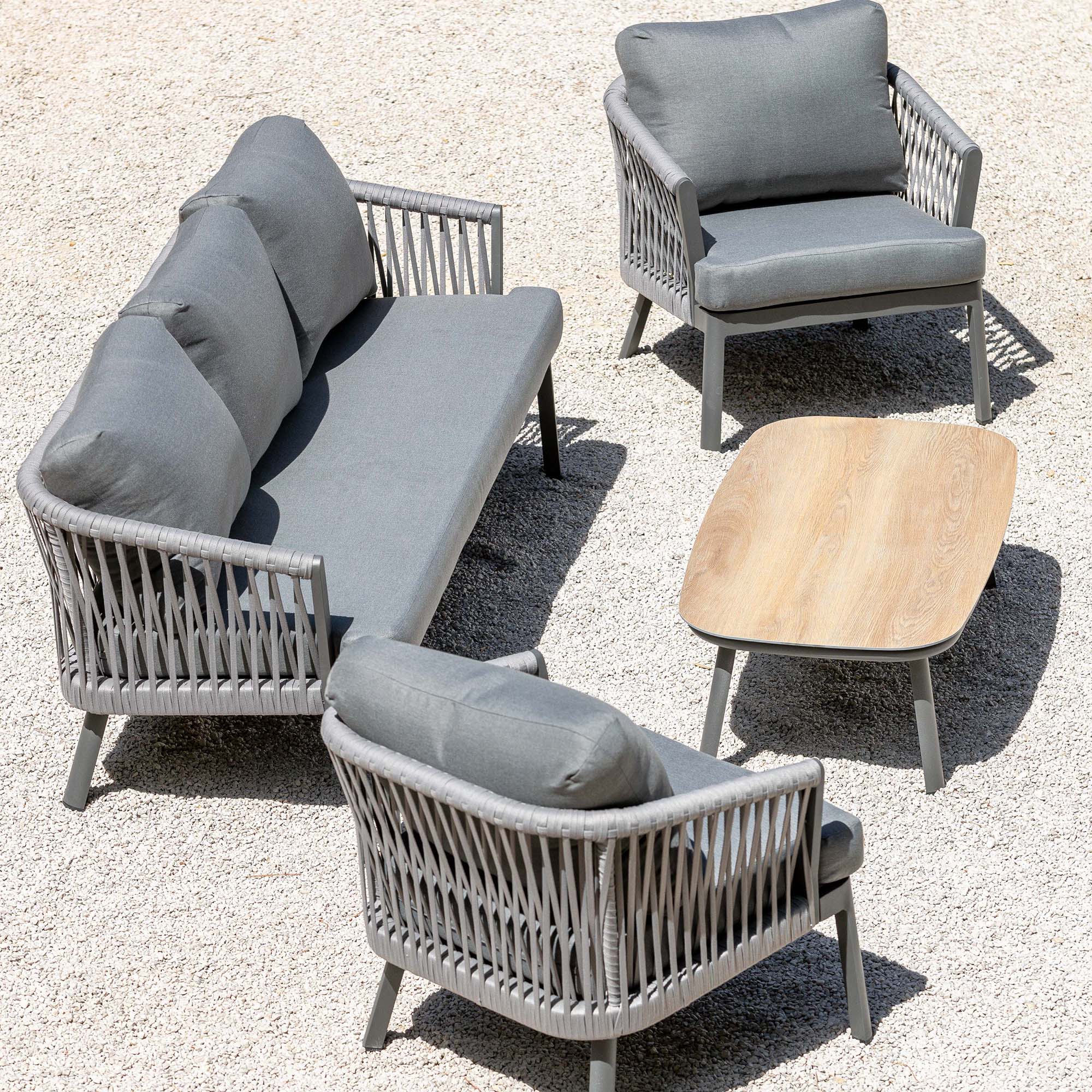 Mesa de centro de jardim retangular Amalfi 115x60cm