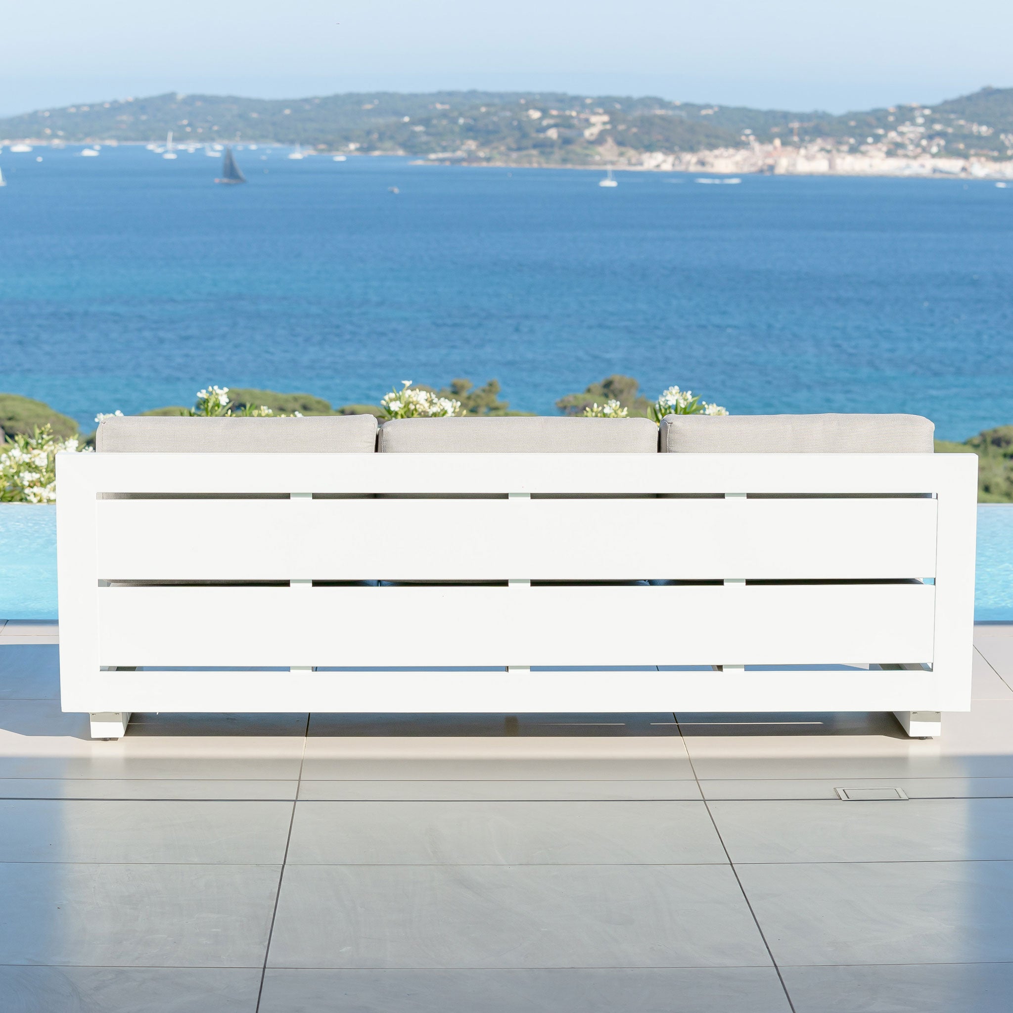 Canapé de jardin 3 places Elba - Mobellia