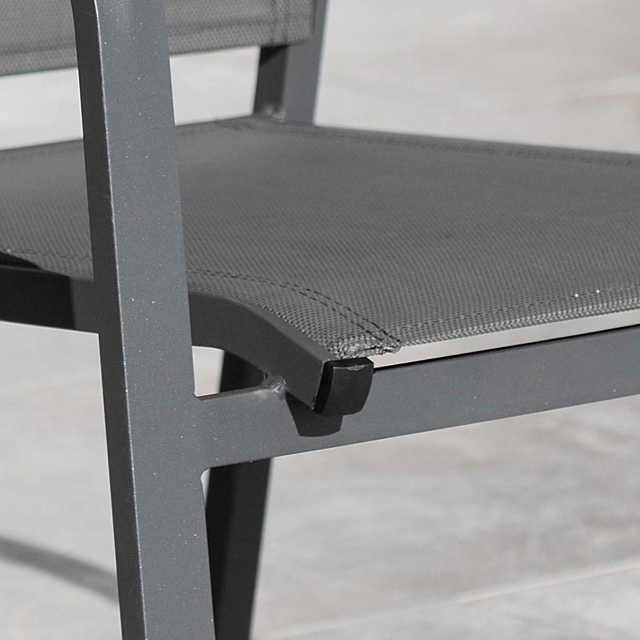 Fauteuil de jardin alu empilable Murano - Mobellia