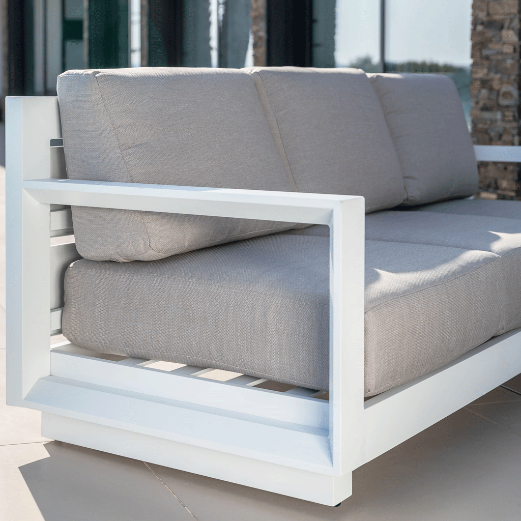 Canapé de jardin 3 places Elba - Mobellia