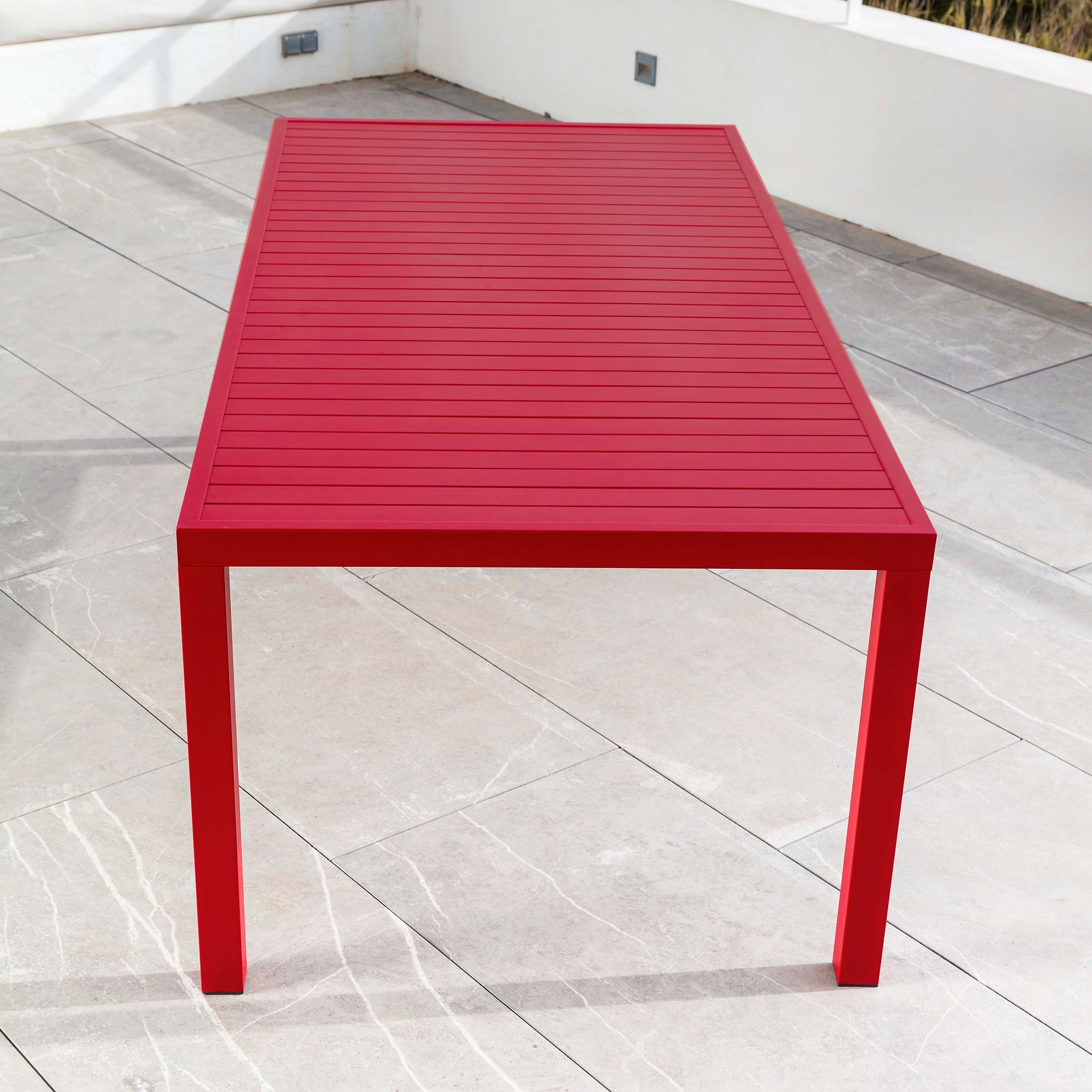 Table de jardin 8 places Aluminium Murano (210 x 100 cm) - Mobellia