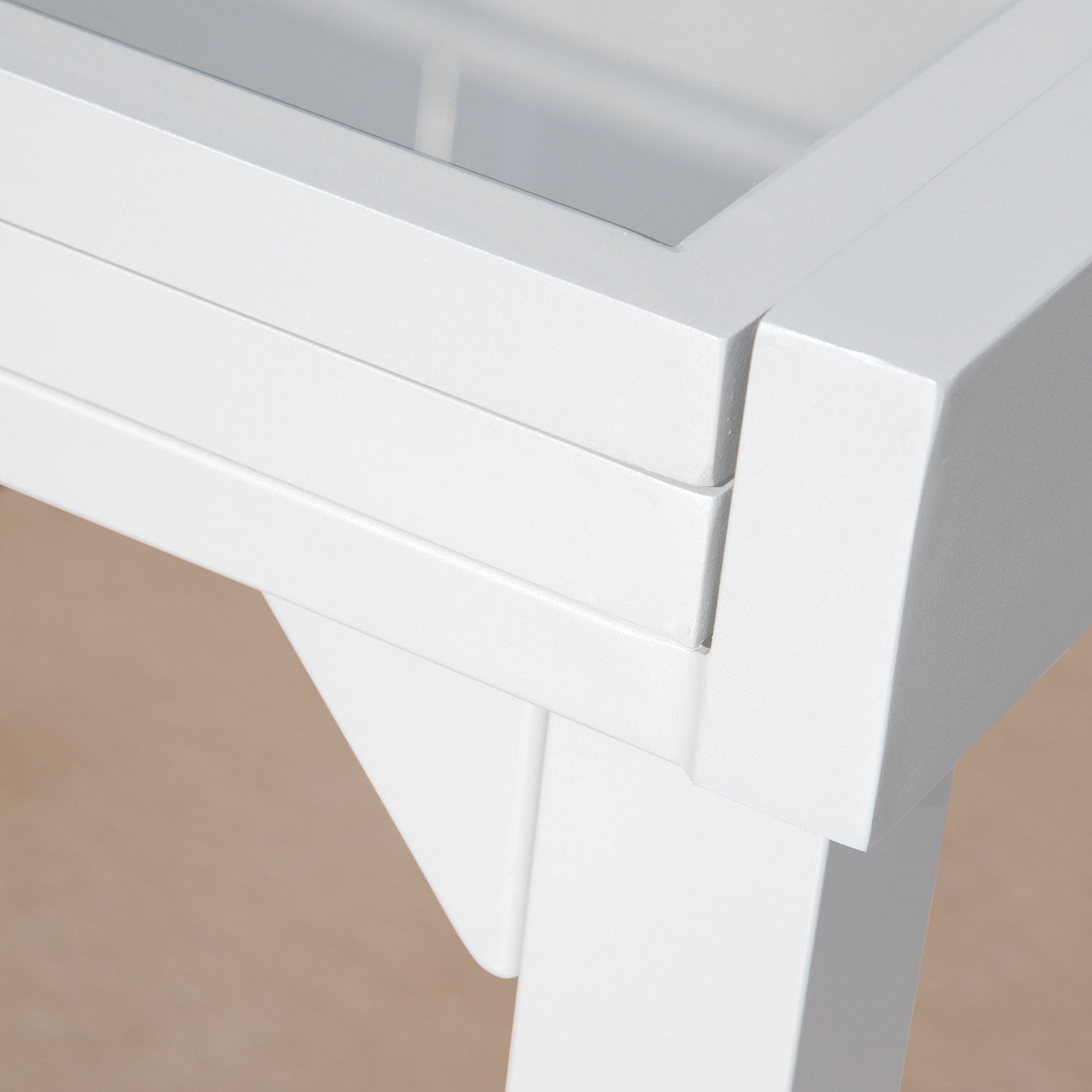 Table de jardin extensible 8 places en verre Murano (180 x 90 cm) - Mobellia