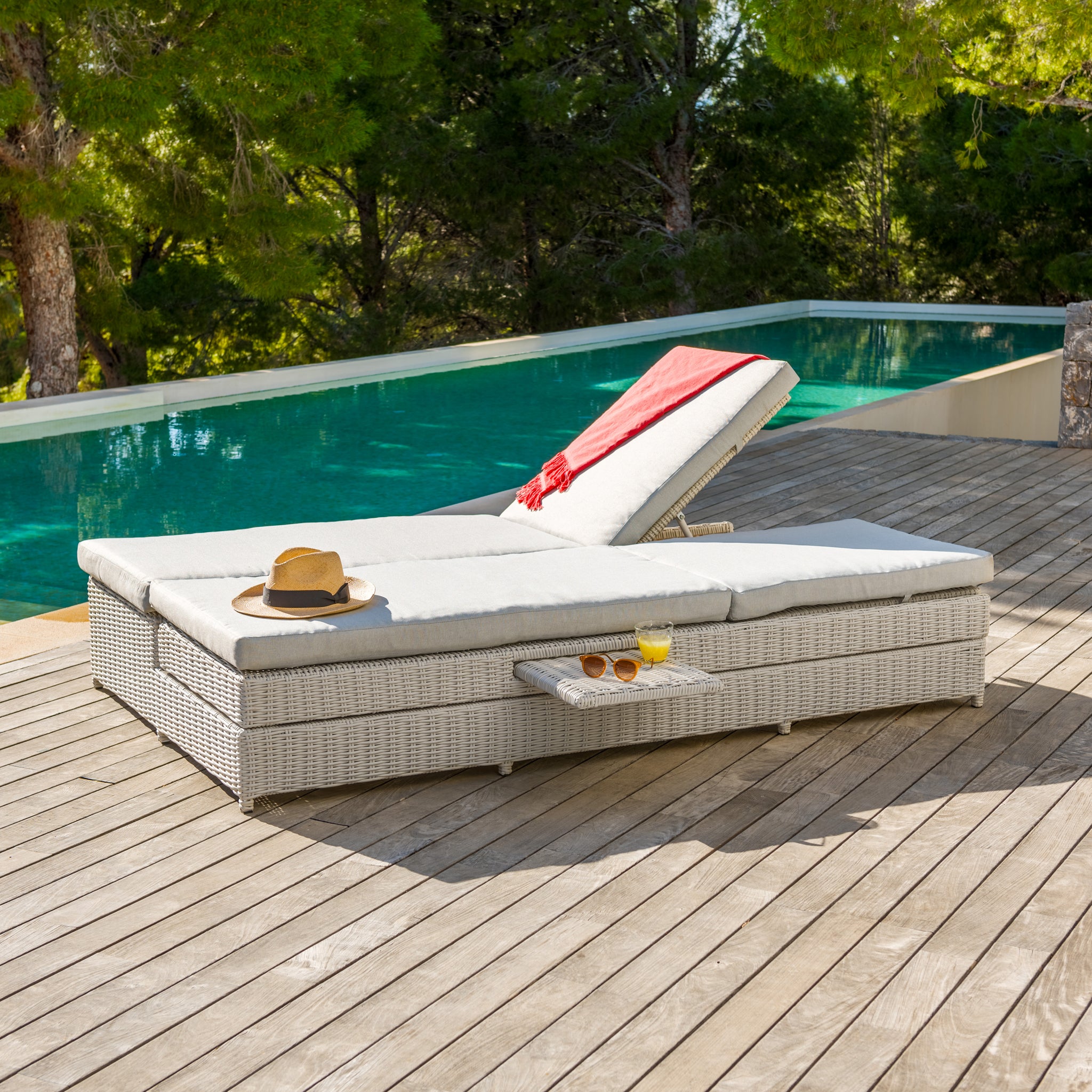 Transat double / Canapé de jardin Calvi - Mobellia