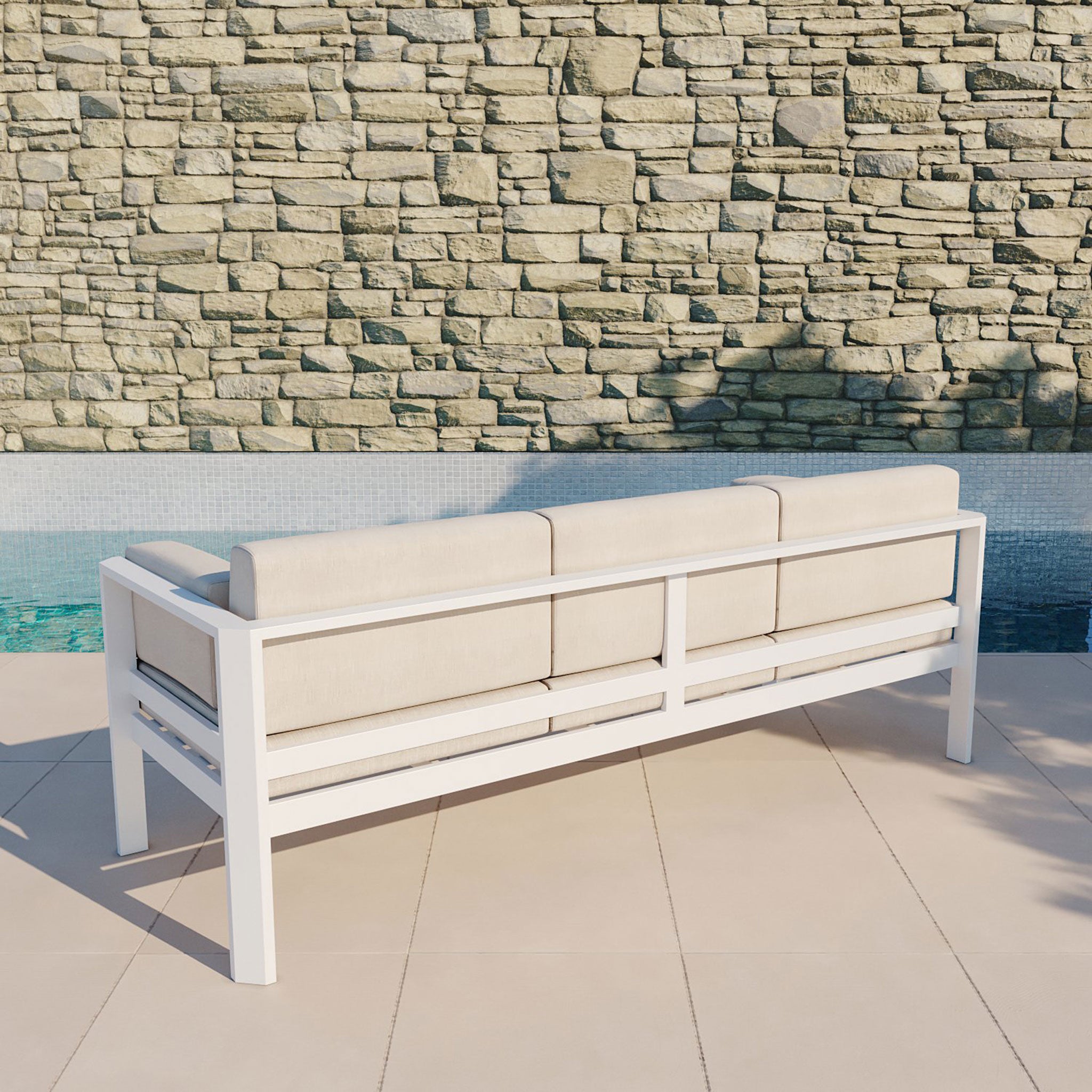 Salon de jardin Ostara - 5 places - Mobellia