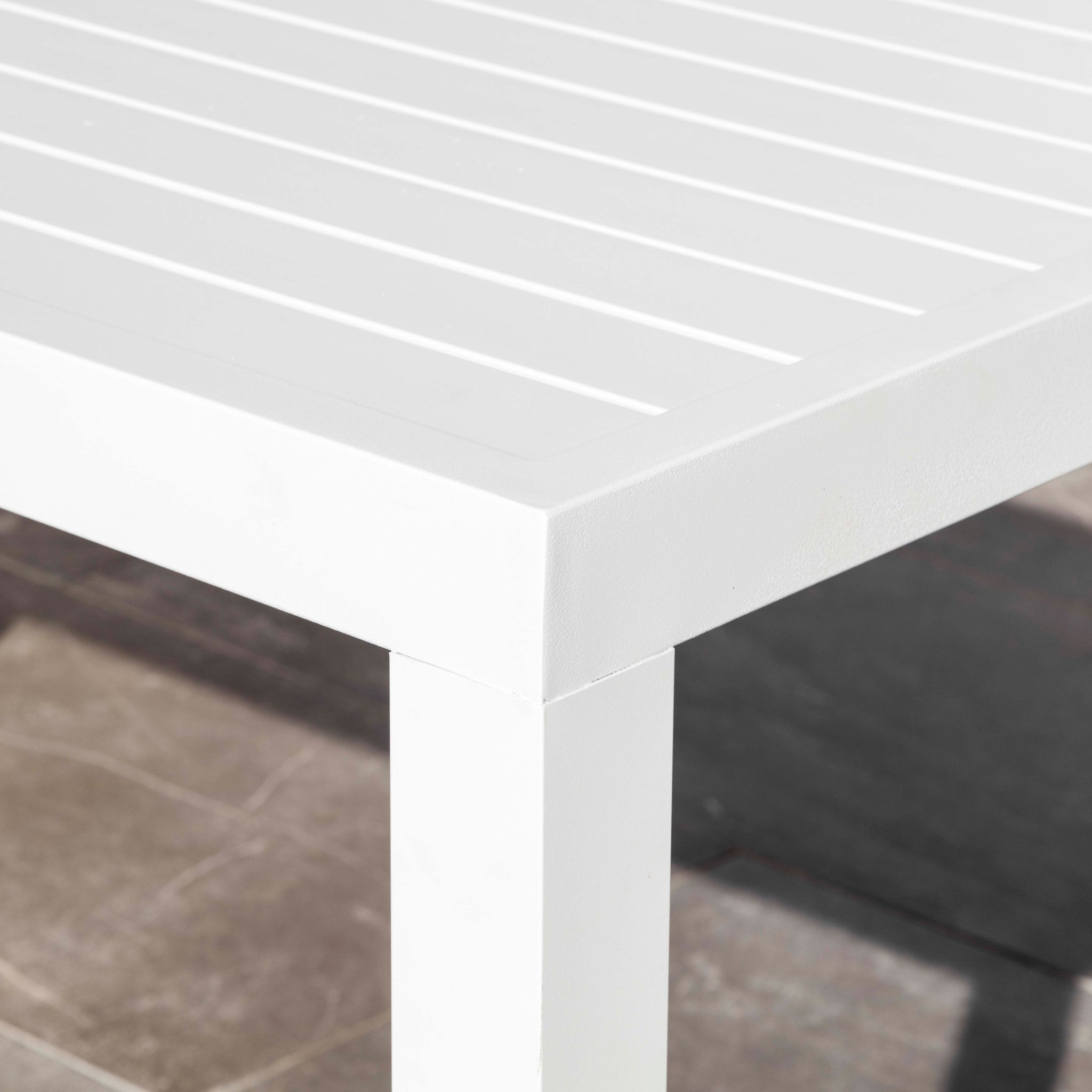 Table Haute 6 places Aluminium Murano - Mobellia