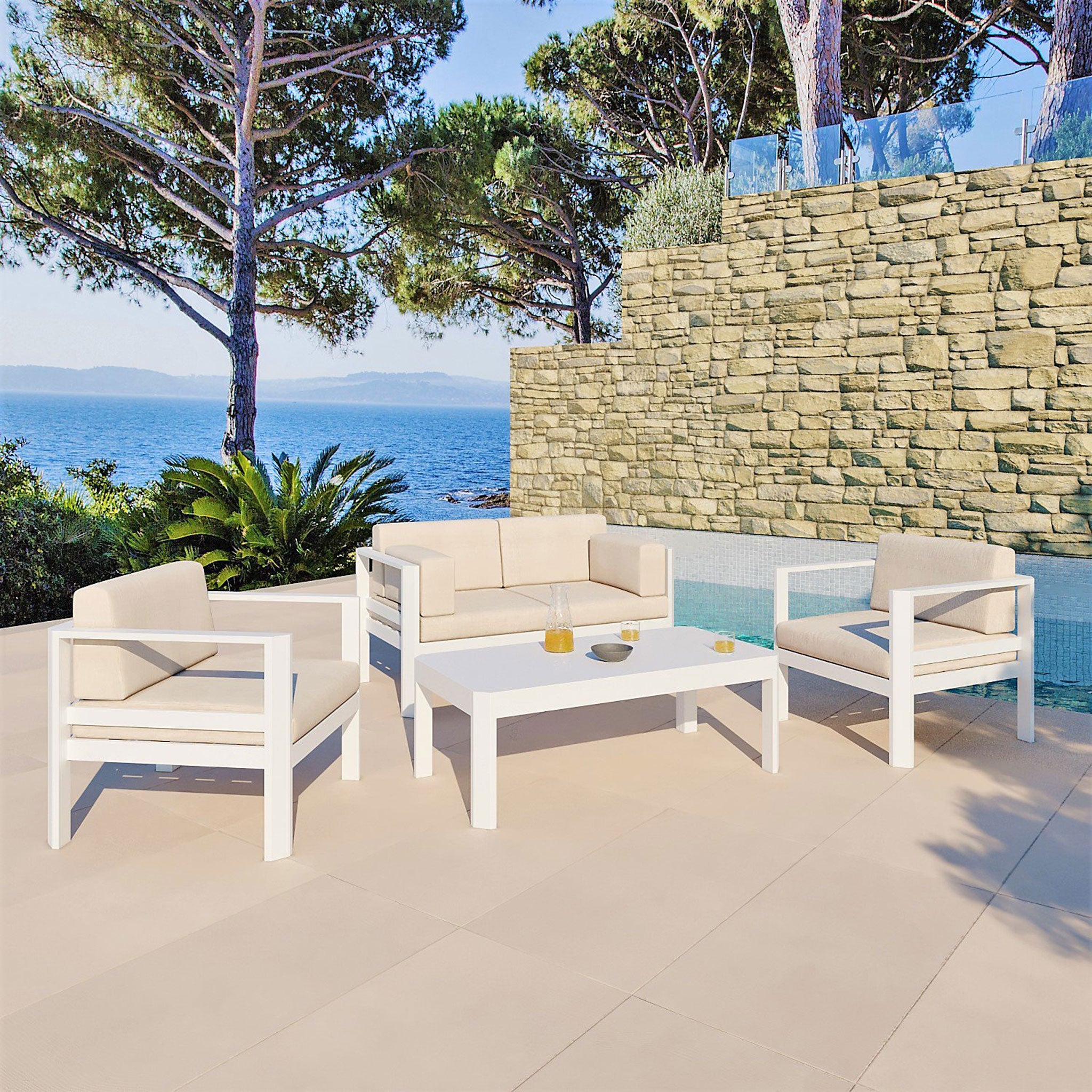 Salon de jardin Ostara - 4 places - Mobellia