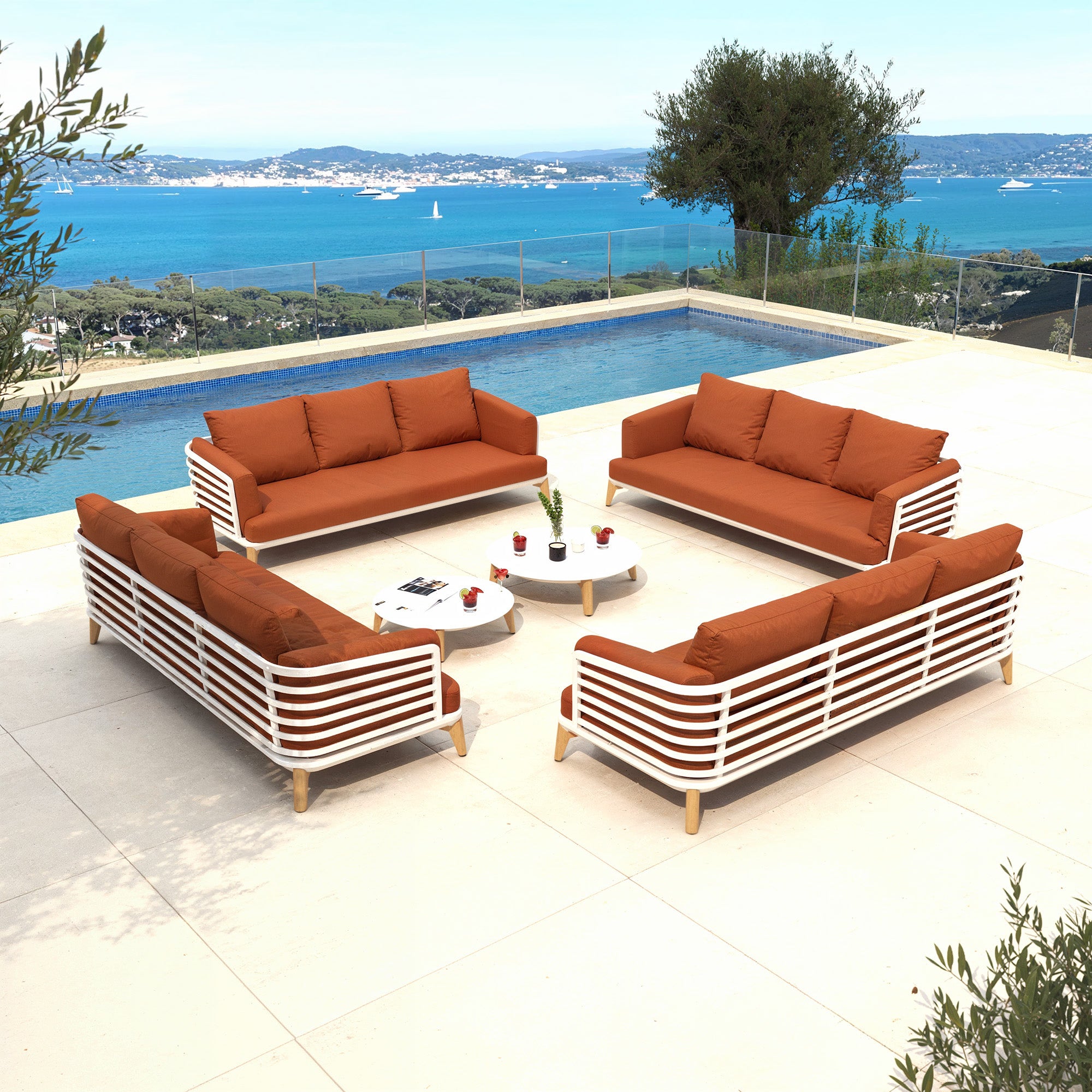 Conjunto de jardín Monte Carlo - 12 plazas