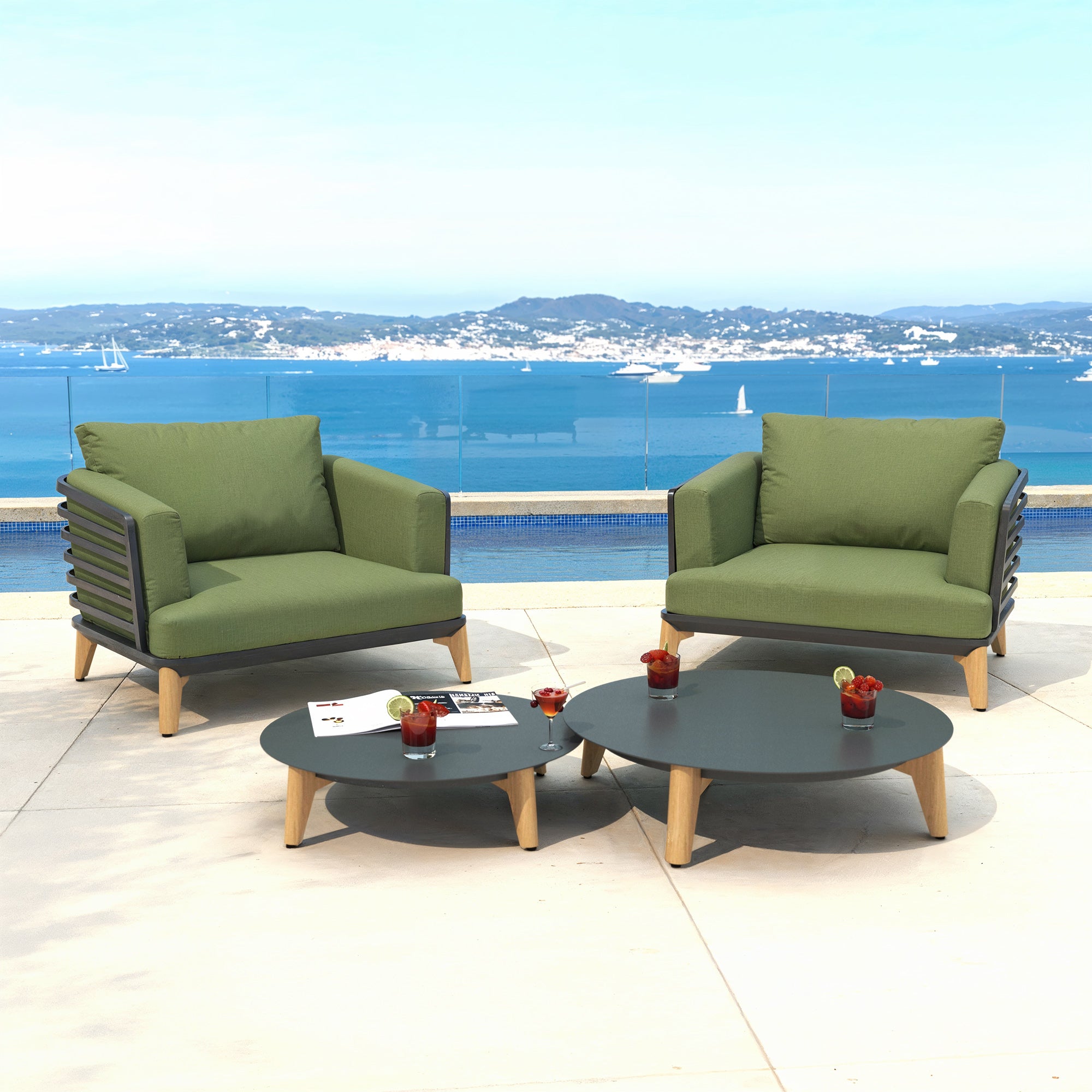 Conjunto de jardín Monte Carlo - 2 plazas