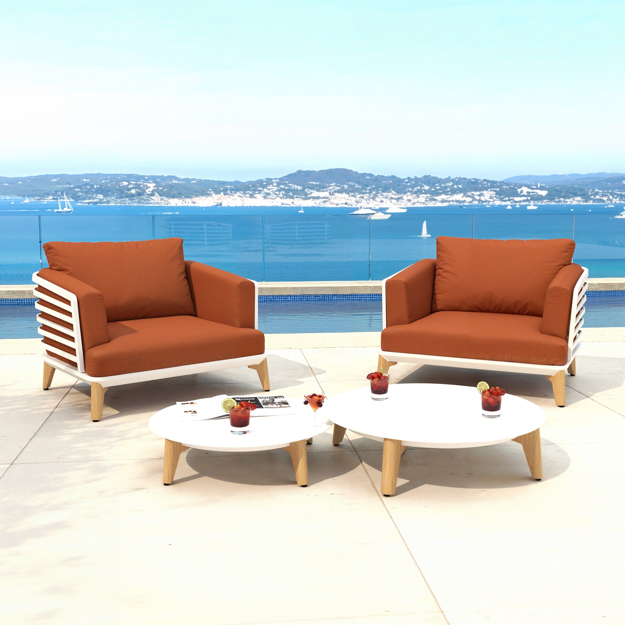 Conjunto de jardín Monte Carlo - 2 plazas