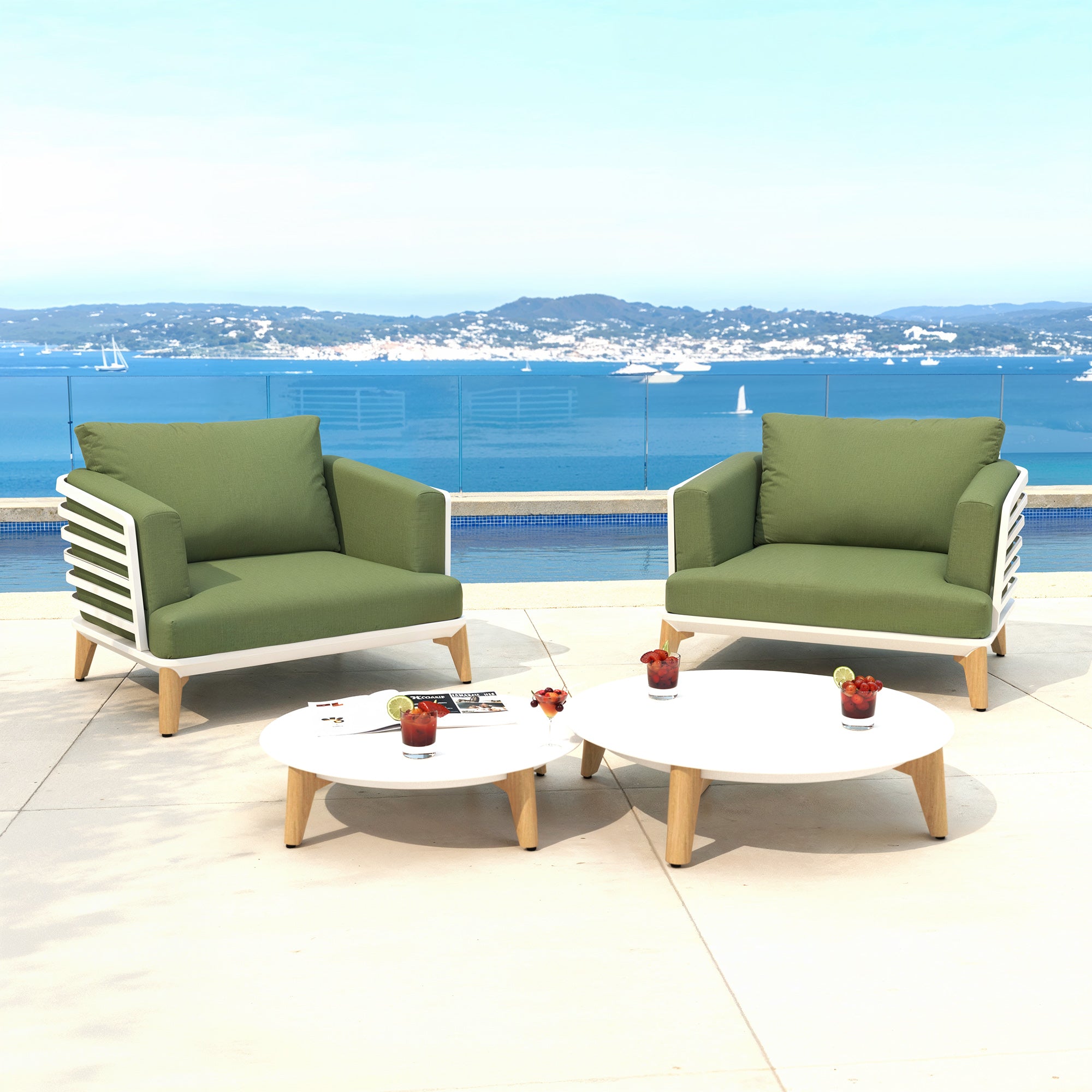 Conjunto de jardín Monte Carlo - 2 plazas