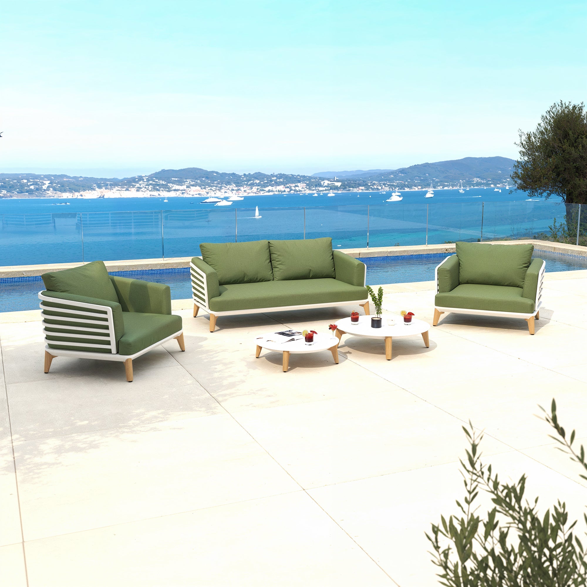 Lounge-set Monte Carlo - 4 Plätze