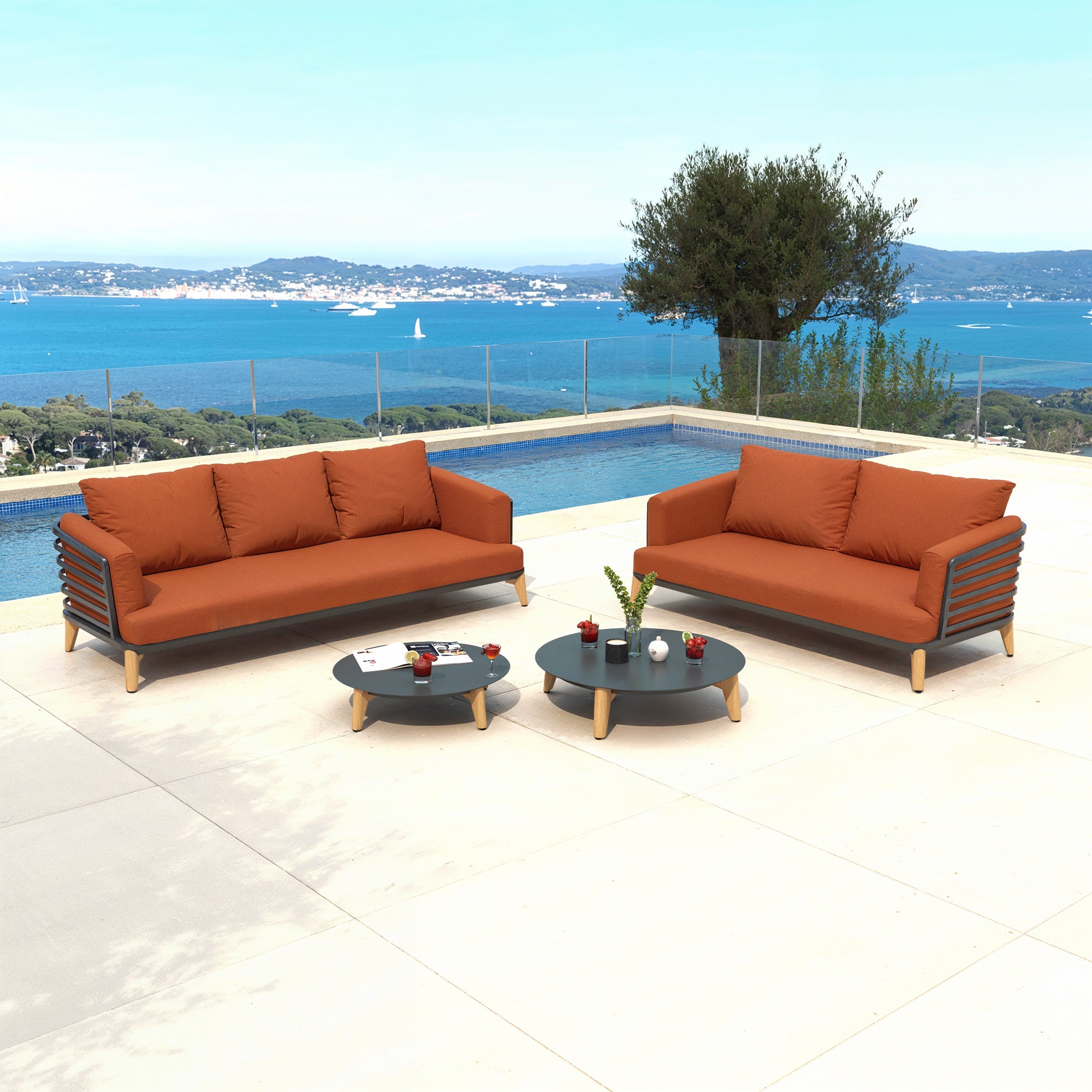 Lounge-set Monte Carlo - 5 Plätze