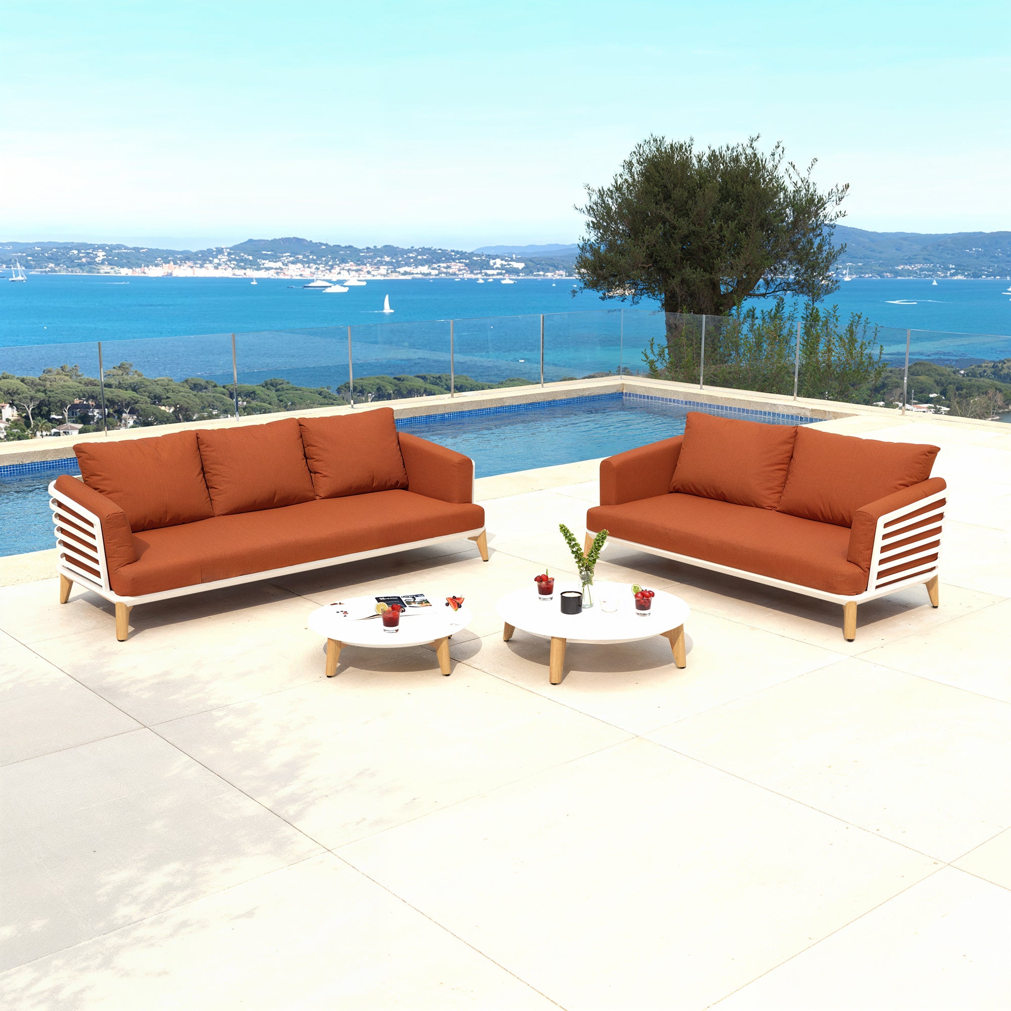 Lounge-set Monte Carlo - 5 Plätze