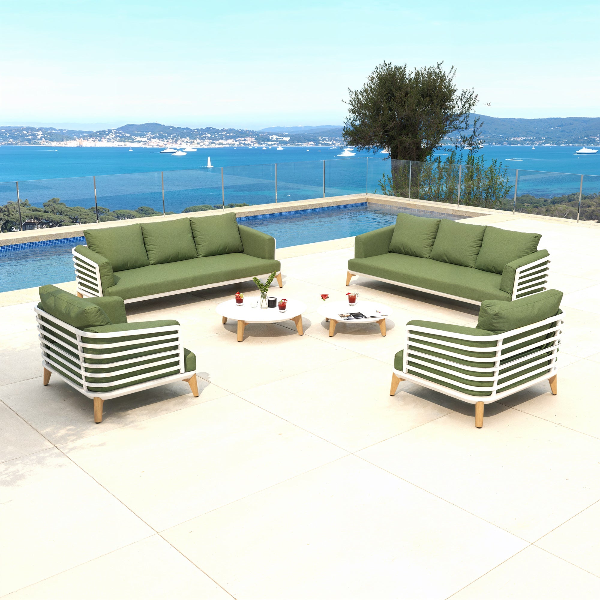 Lounge-set Monte Carlo - 8 Plätze