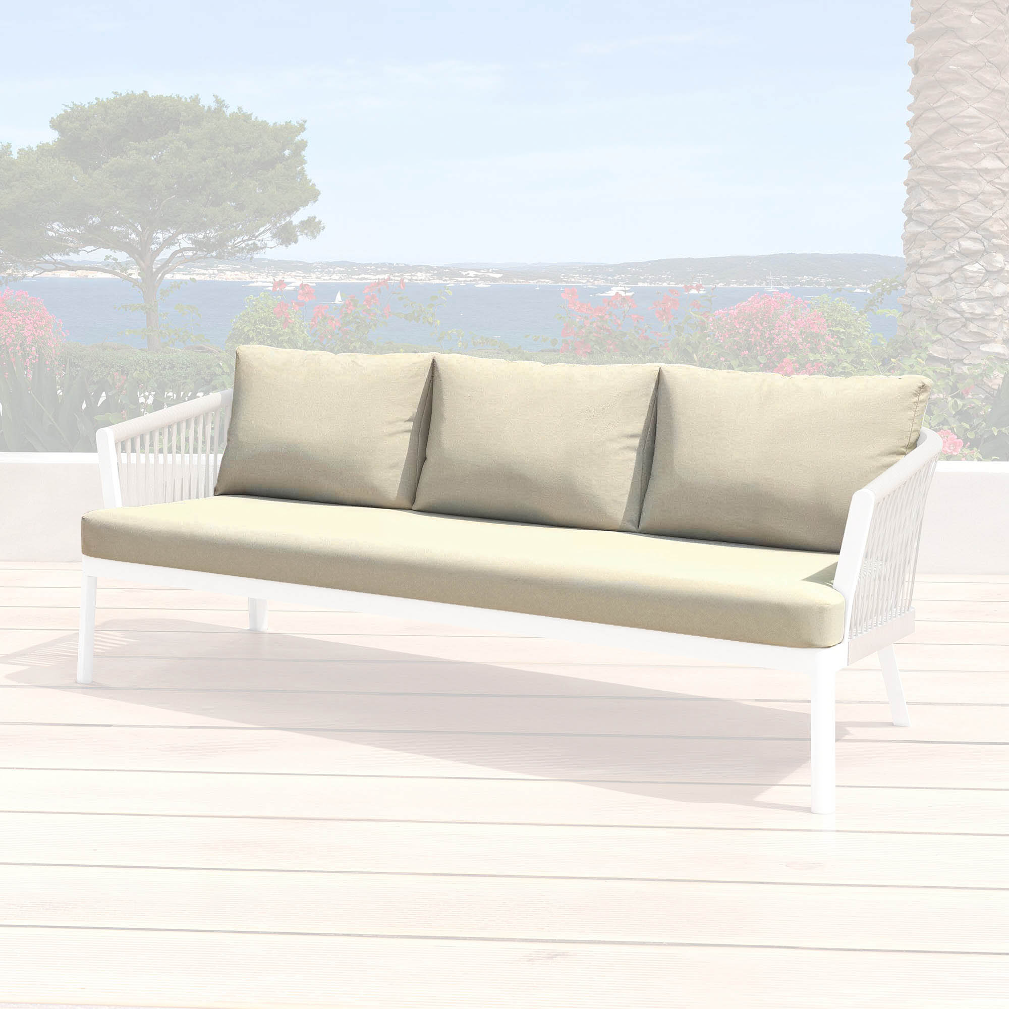 Housses de coussins pour canapé 3 places Amalfi