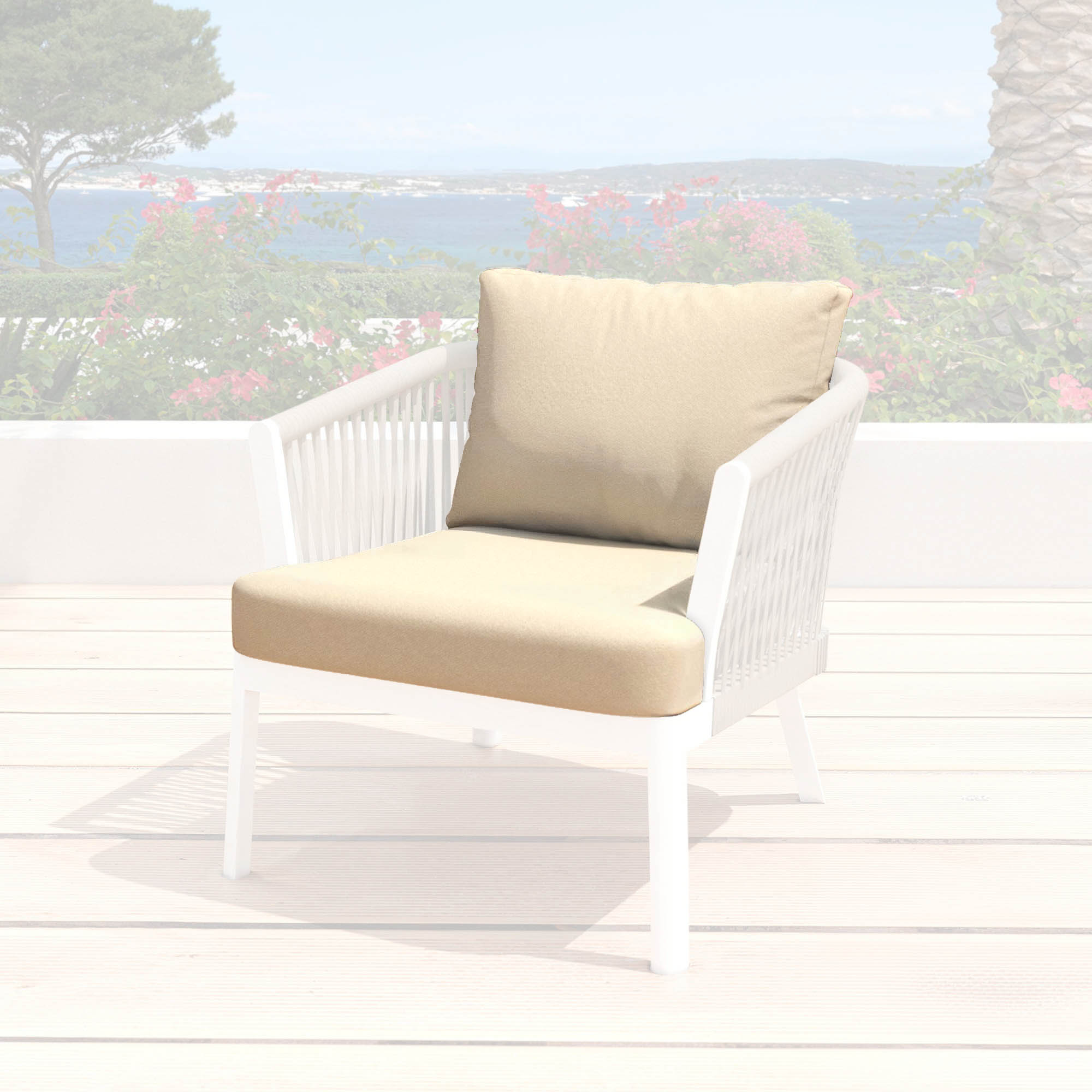 Housses de coussins pour fauteuil Amalfi