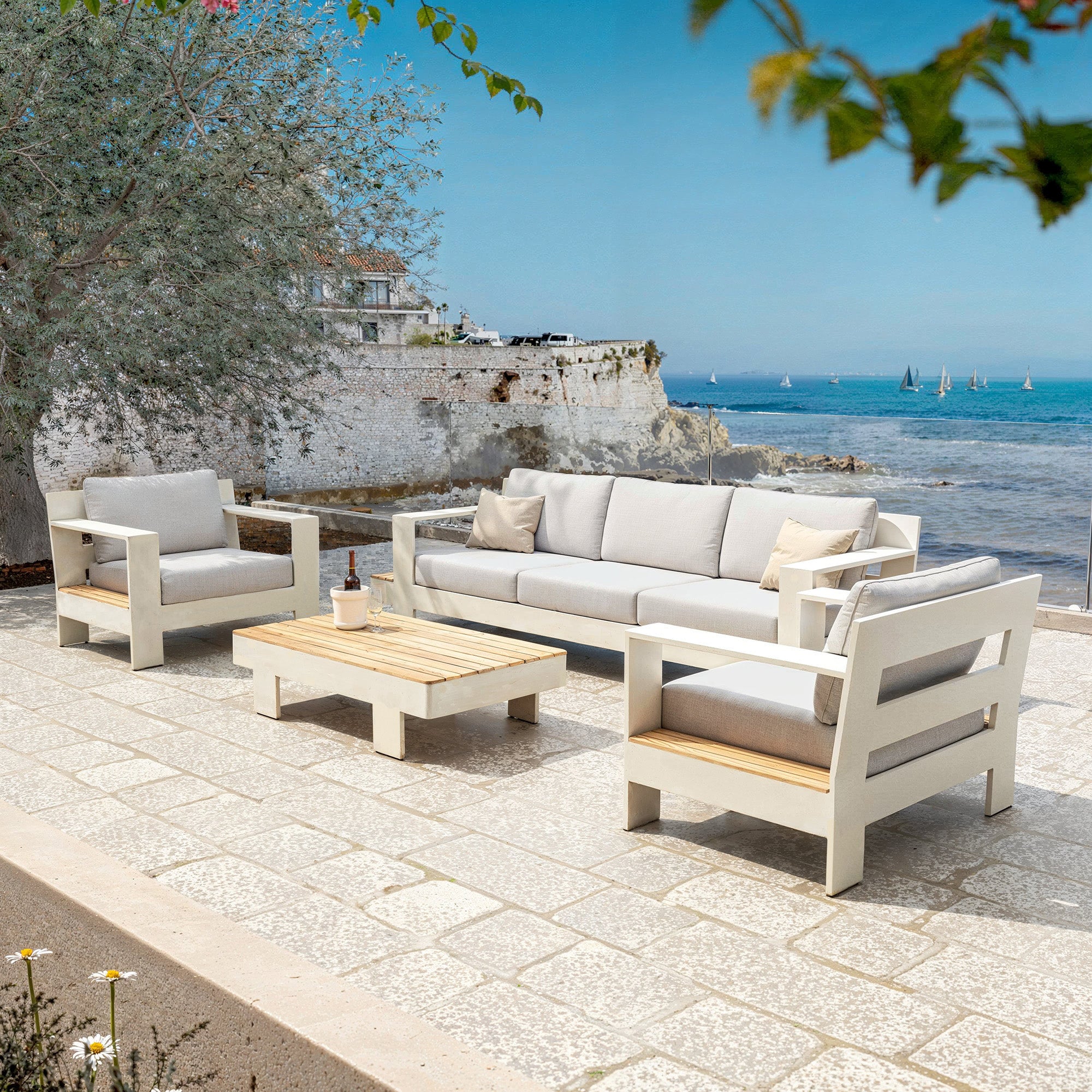 <tc>Antibes outdoor lounge set - 5 seats</tc>