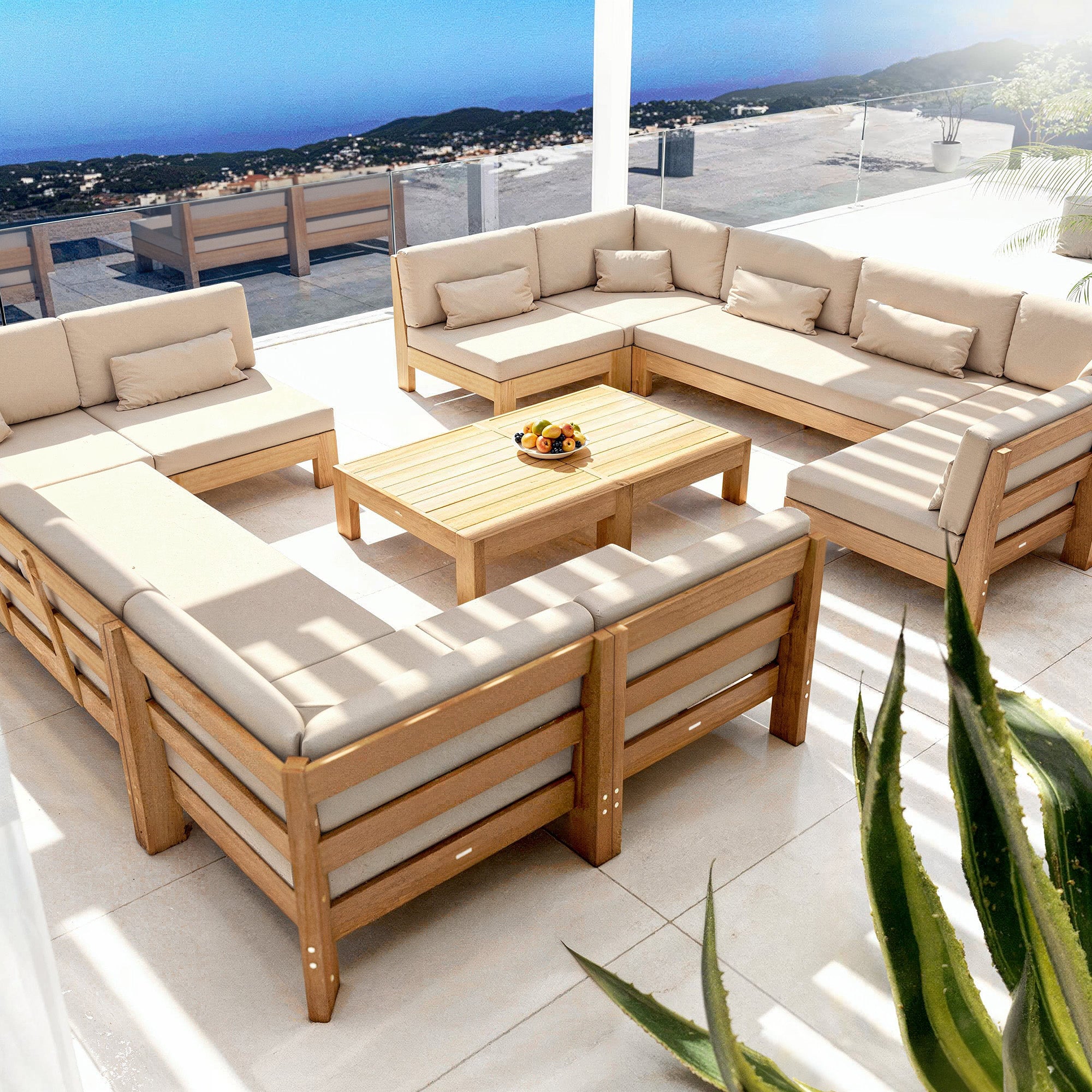 Borneo-Gartenecksofa