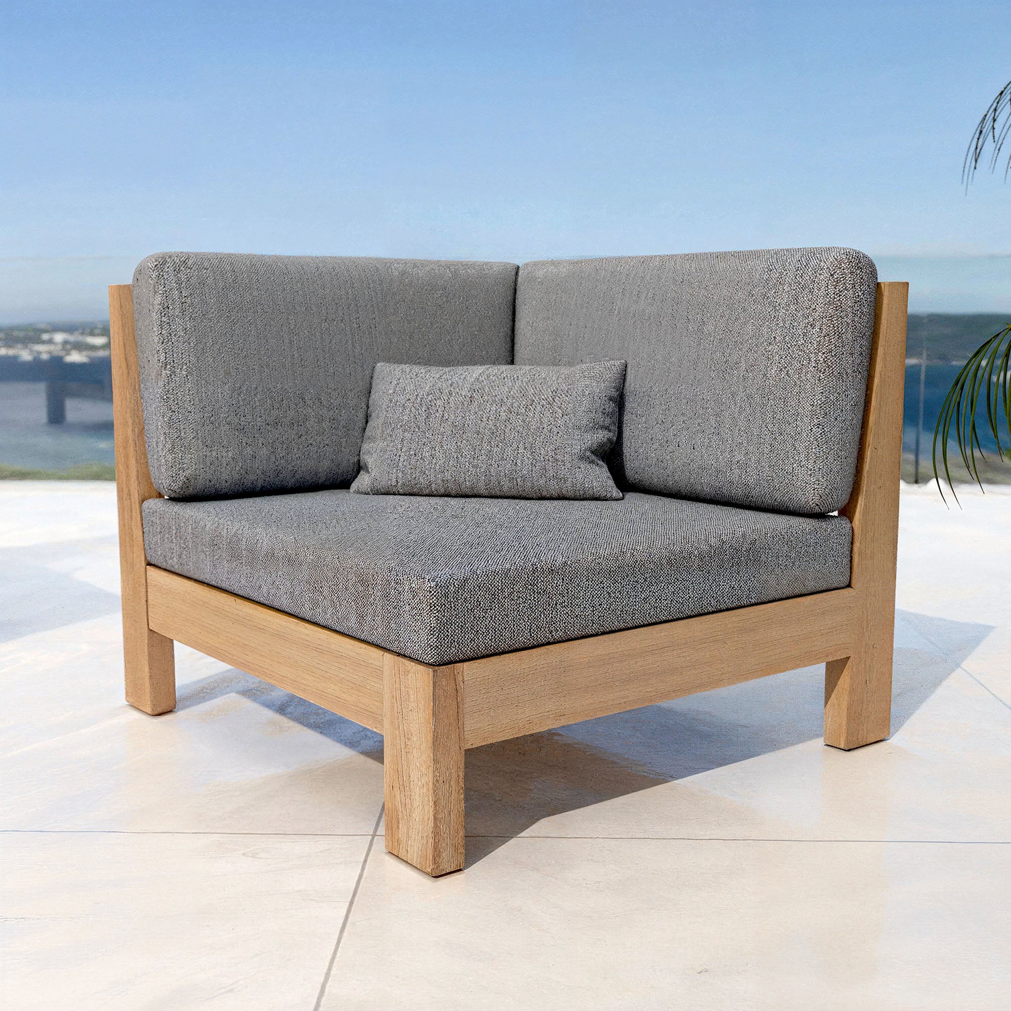 Borneo garden lounge with chaise longue - 5 seats