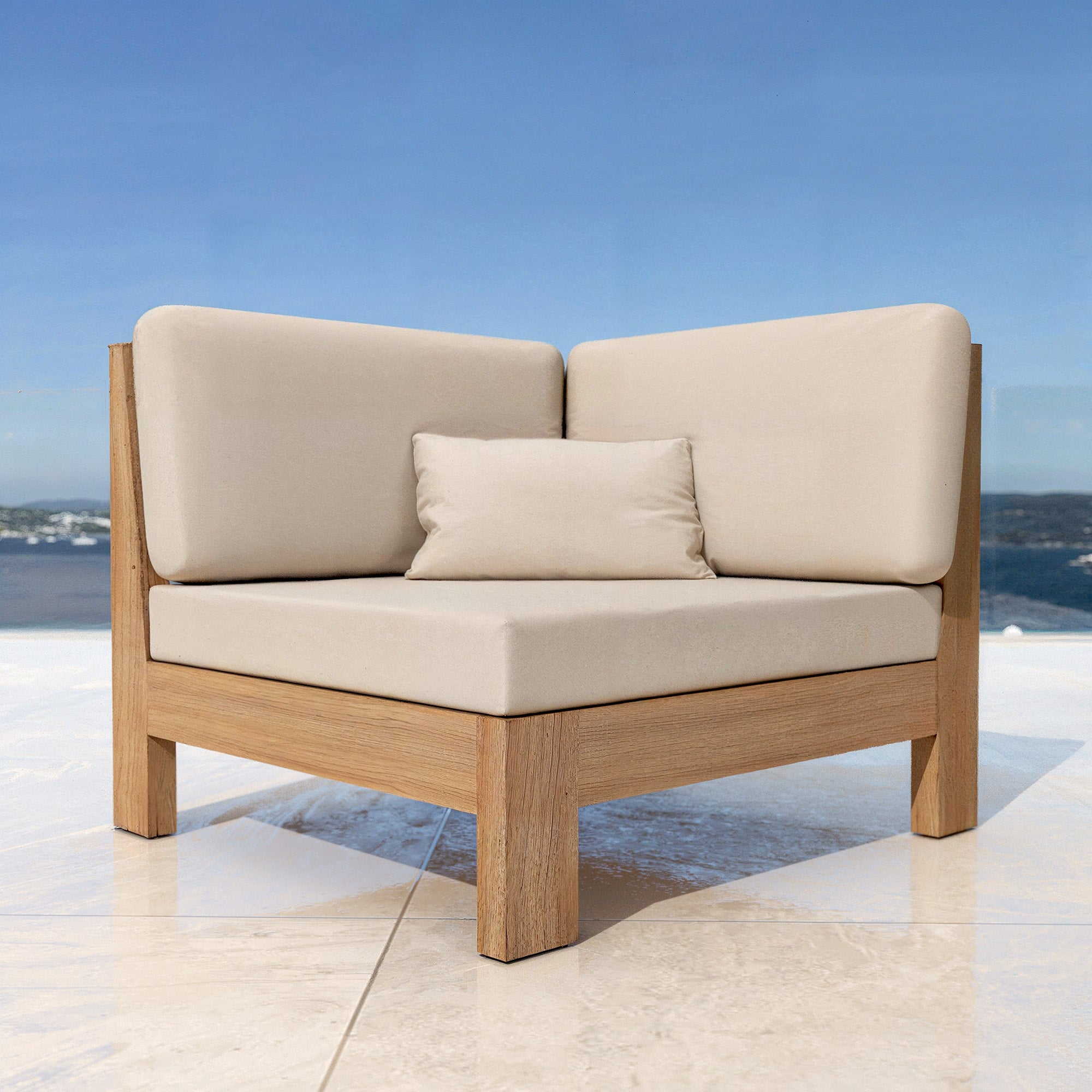 Borneo garden lounge with chaise longue - 5 seats