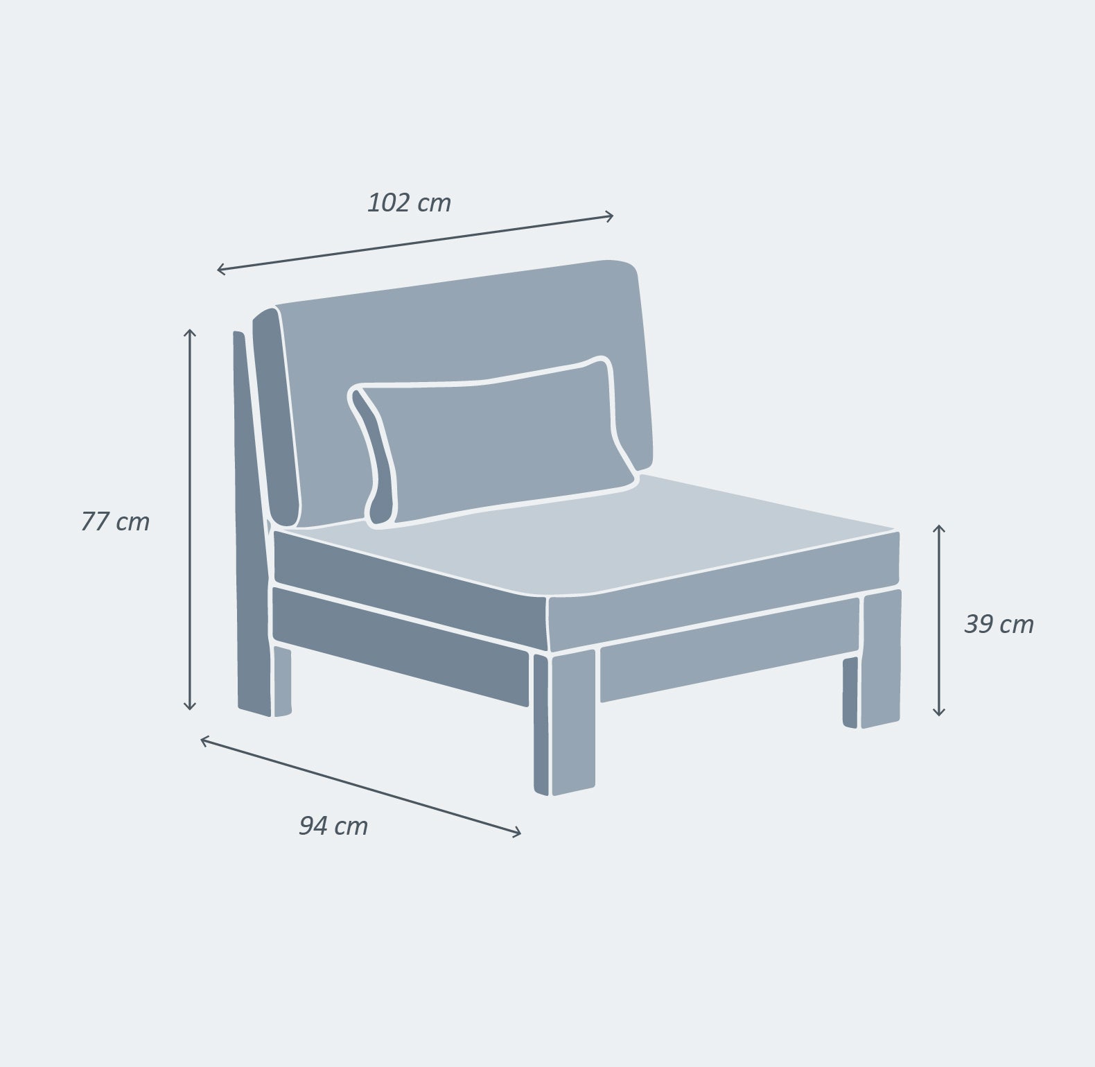 Salon de jardin Bornéo - 5 places