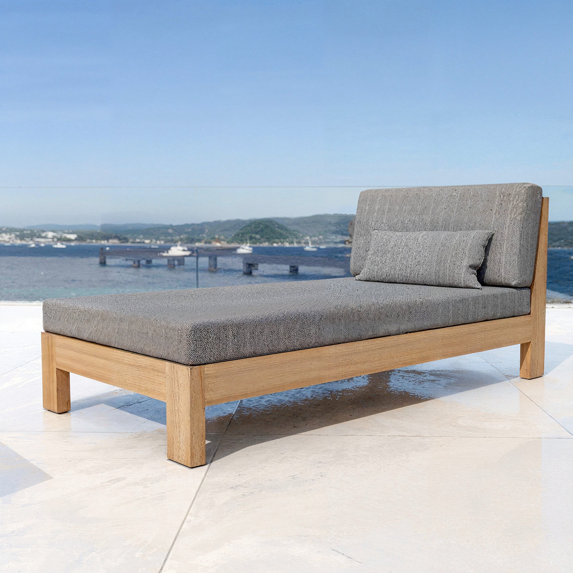 Borneo garden chaise longue