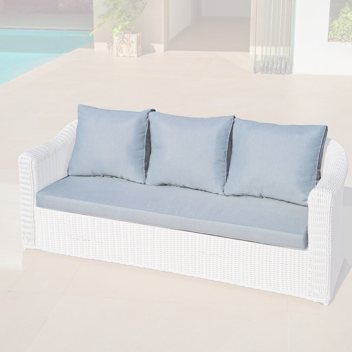 Cushion cover for 3-seater sofa Calvi