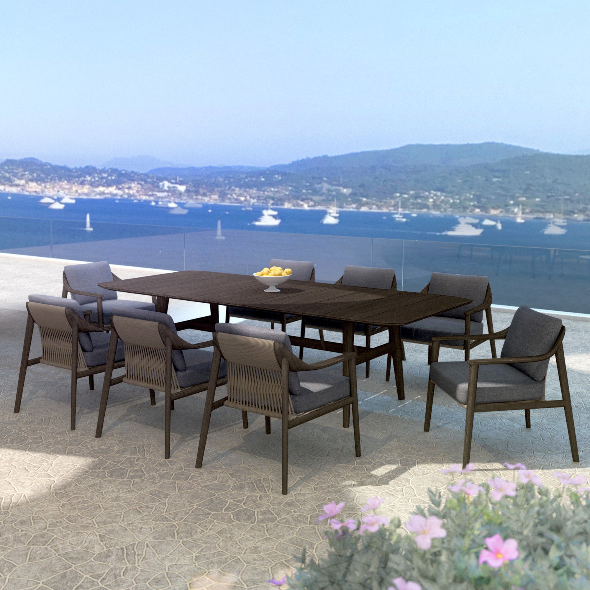 Fauteuil de repas en Teck Cap Ferrat