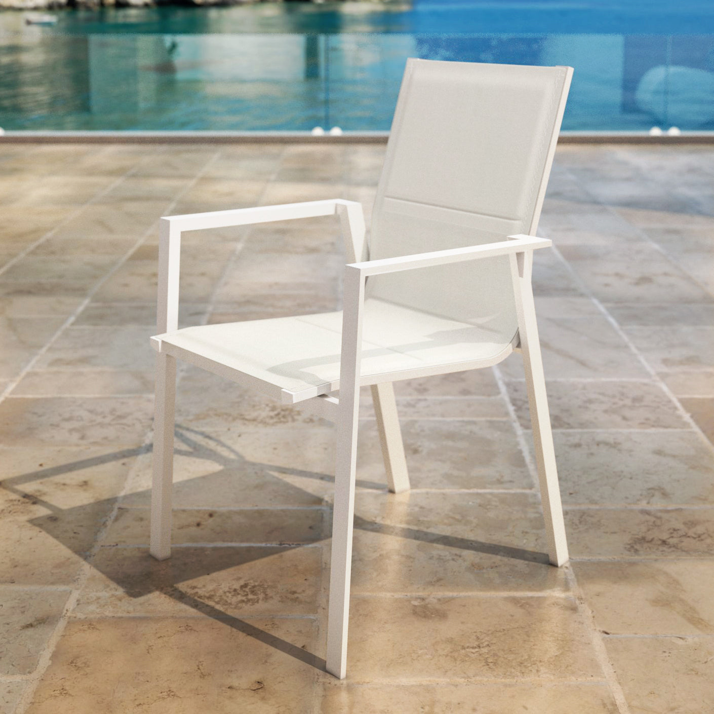 Fauteuil de jardin empilable Portofino