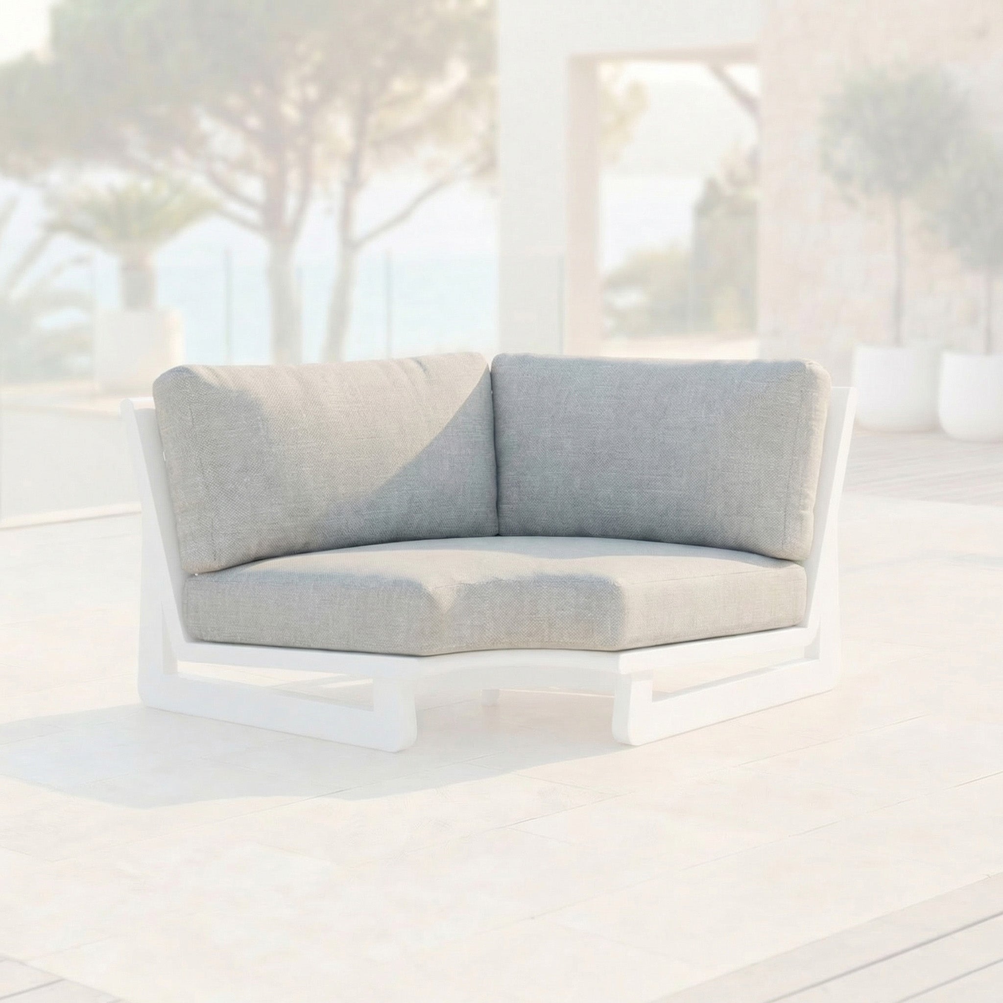 Fundas de cojín para sofá de esquina Long Beach