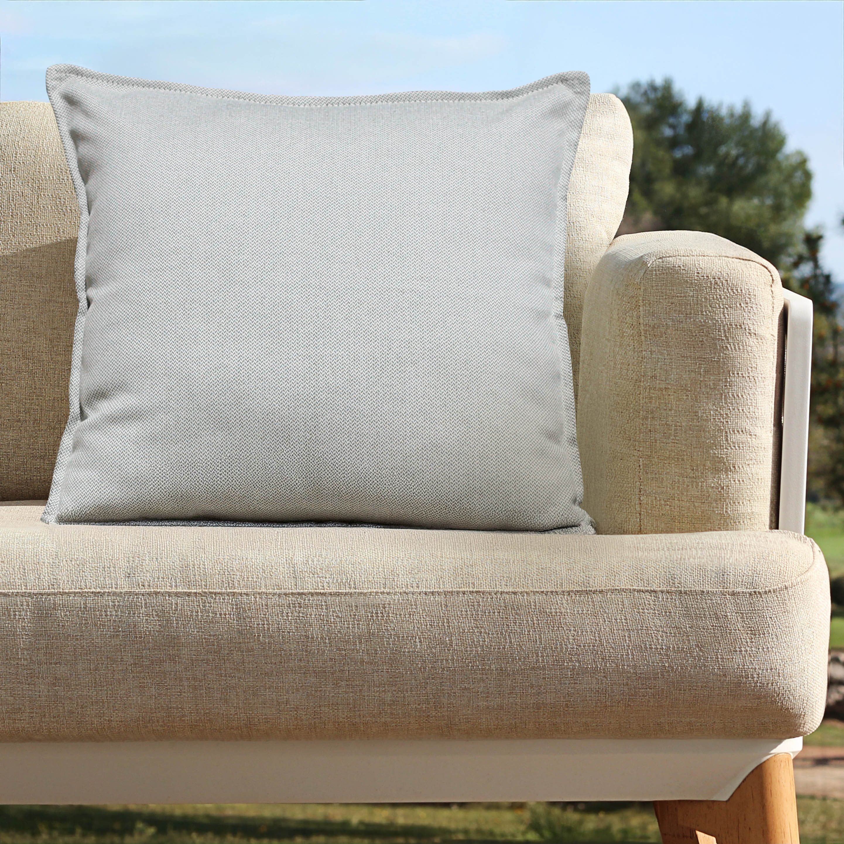 Coussin déco d'extérieur Kalena 45x45 cm