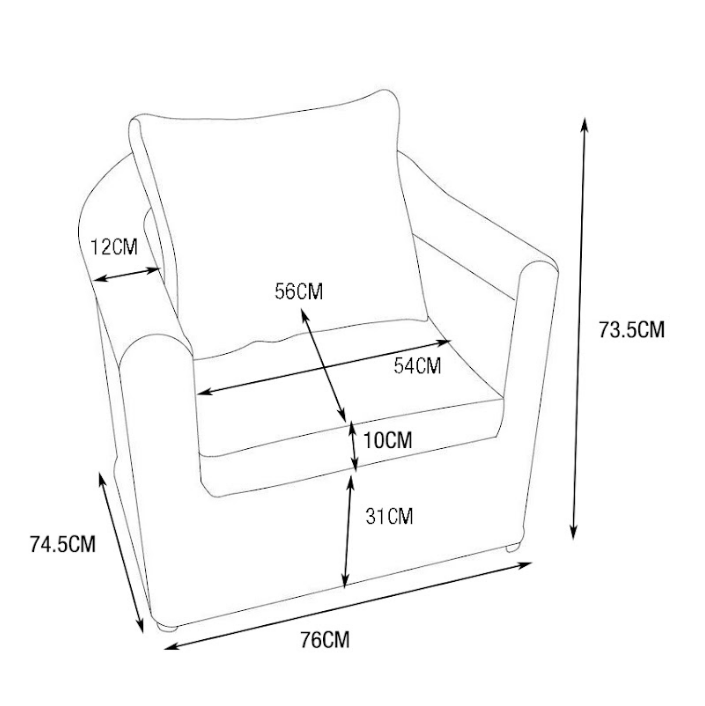 Fauteuil de jardin Calvi