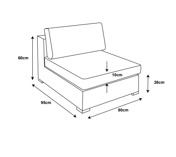 Palma garden armchair