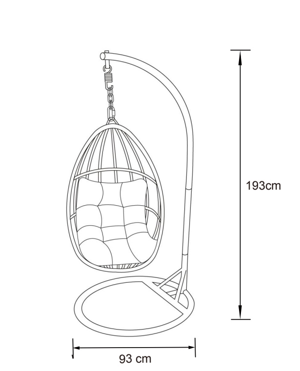 Loveuse suspendue Coral