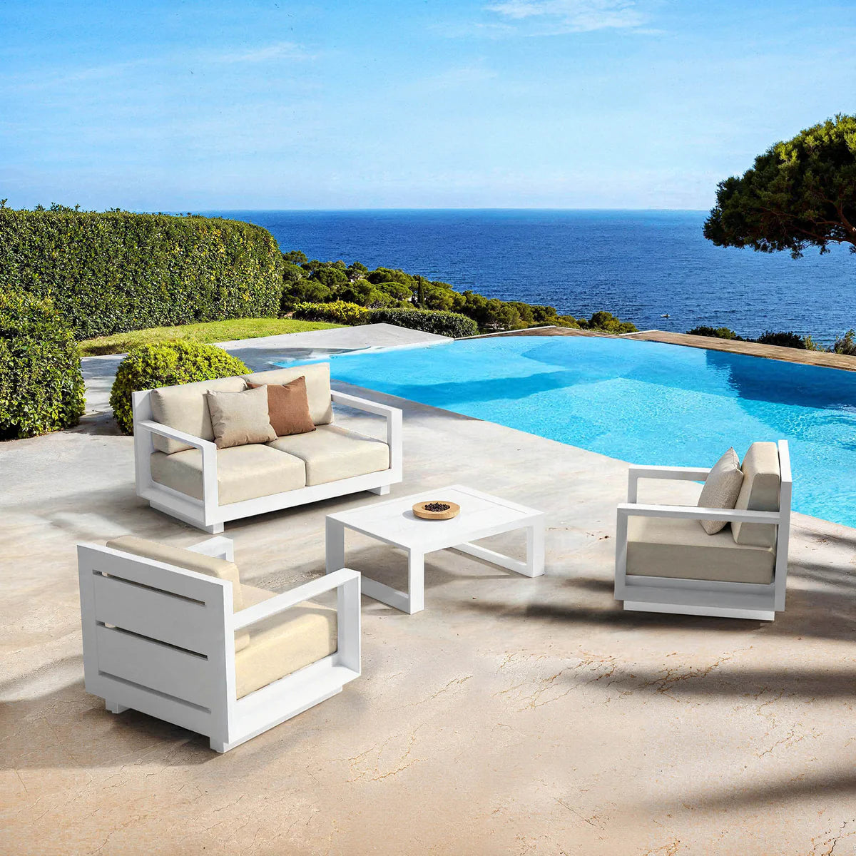 Salotto da giardino Elba - 4 posti (UK)