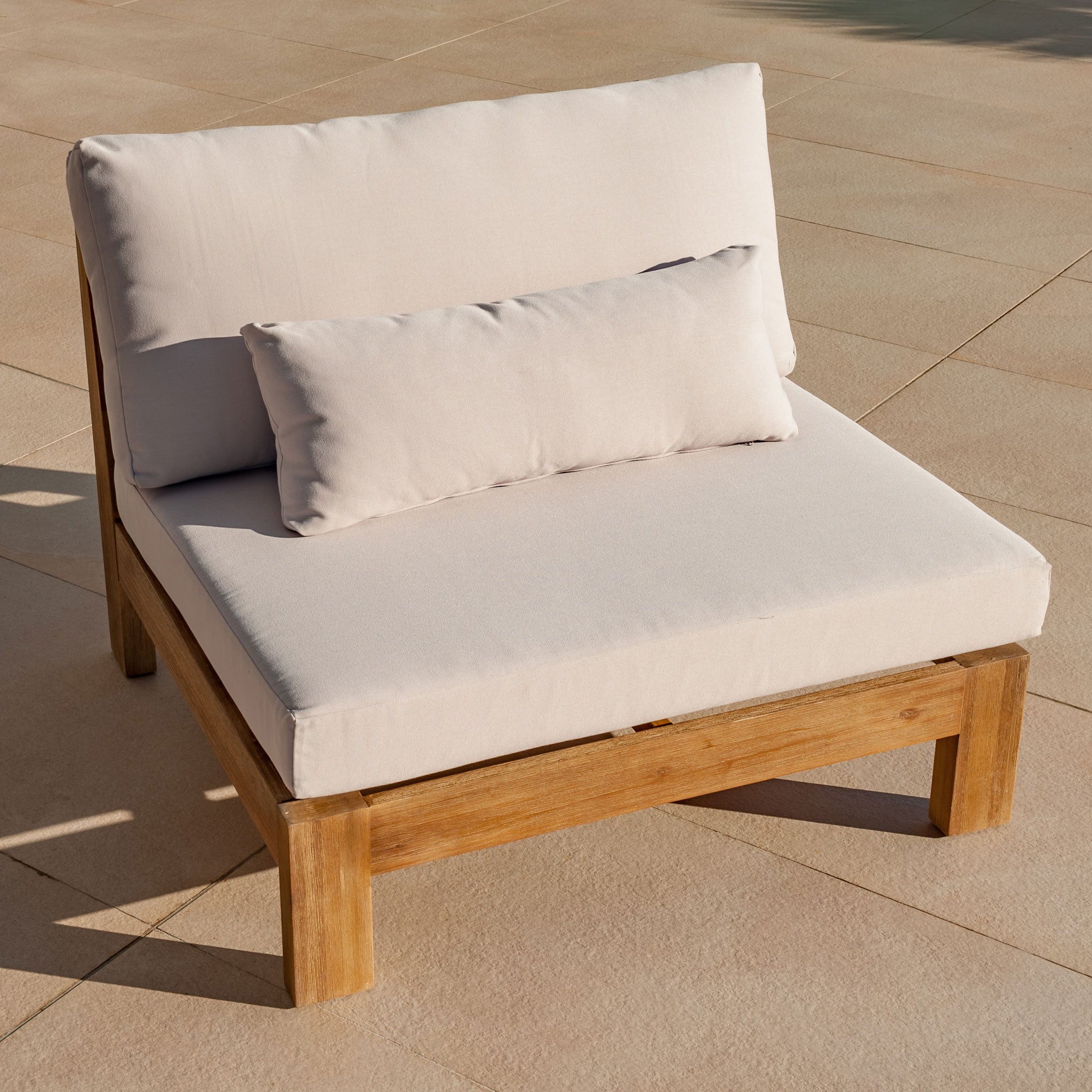 Borneo garden lounge with chaise longue - 5 seats