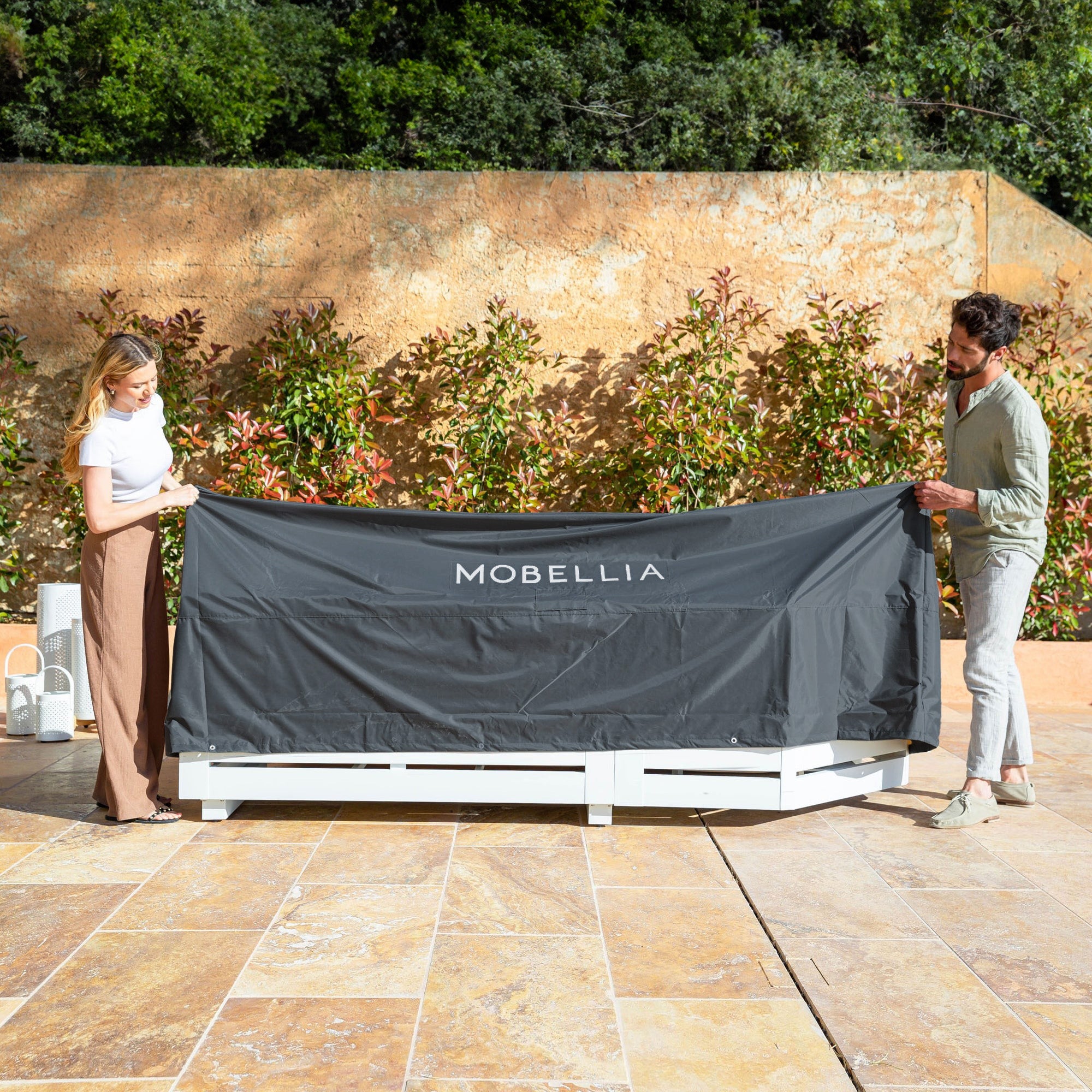 Housse de protection imperméable pour salon de jardin