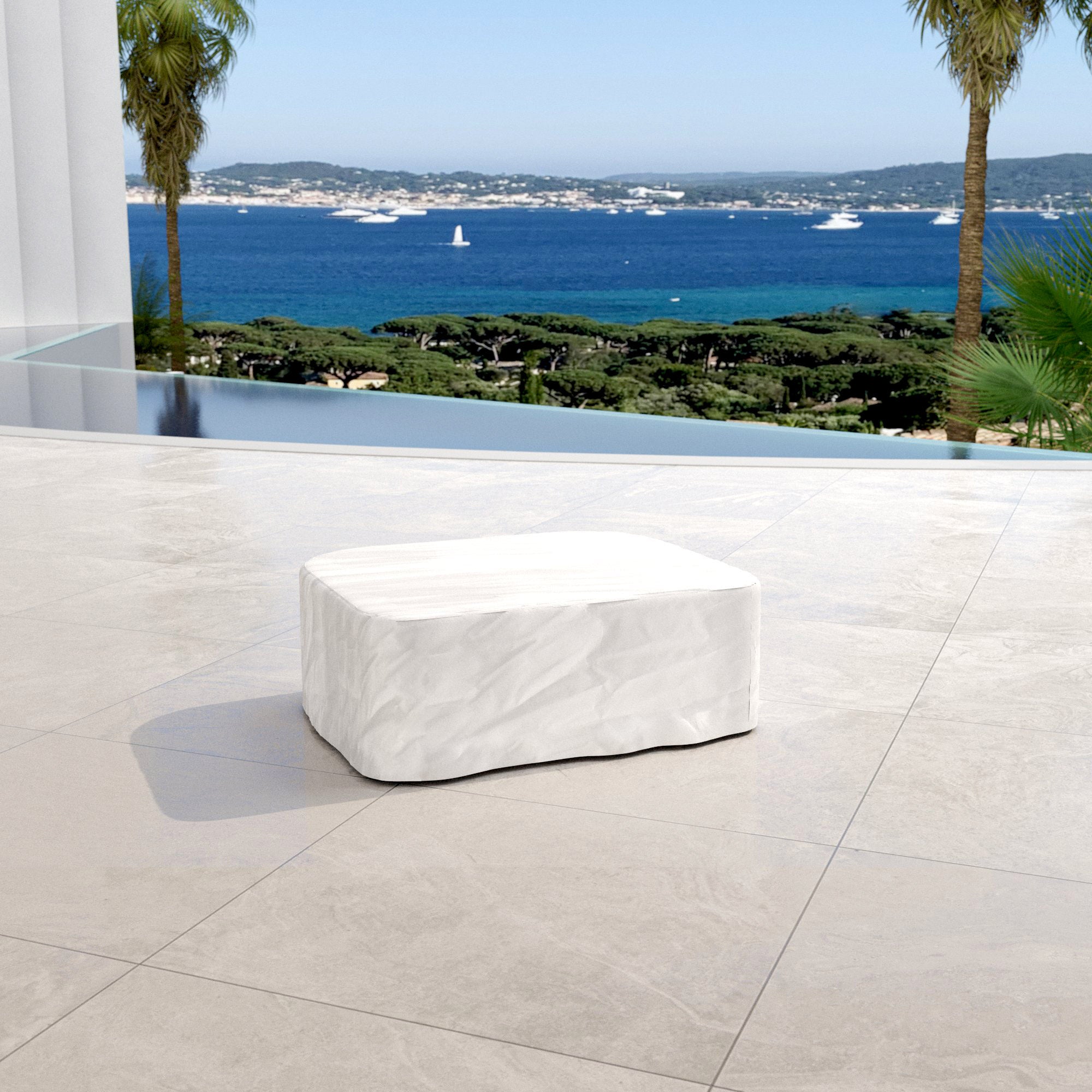 Table basse rectangulaire en teck Java (120x70x40cm)