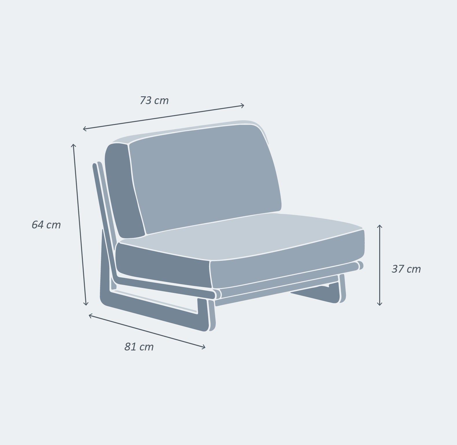 Salon de jardin Long Beach - 5 places