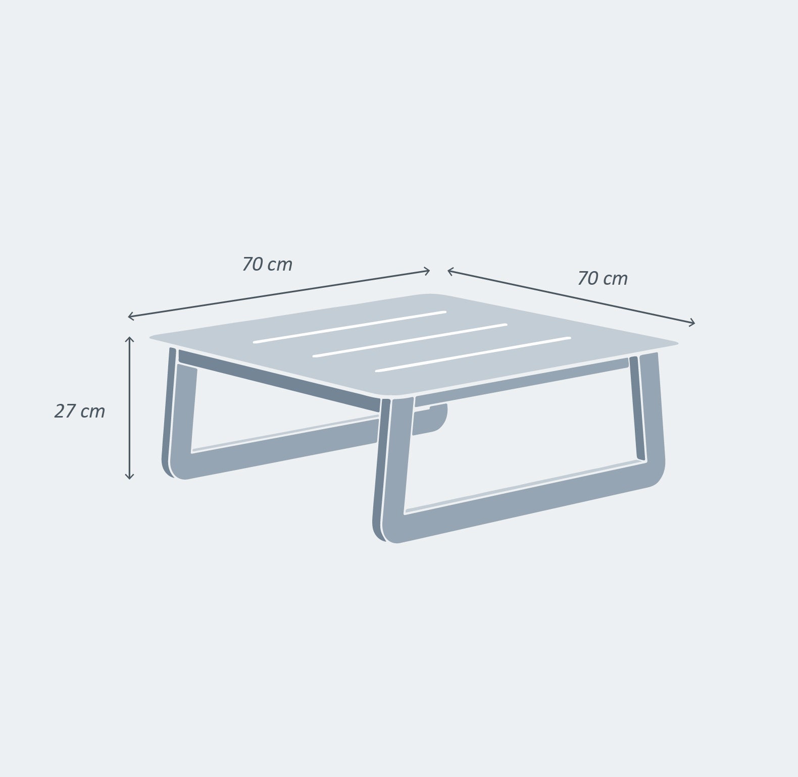 Salon de jardin Long Beach - 5 places