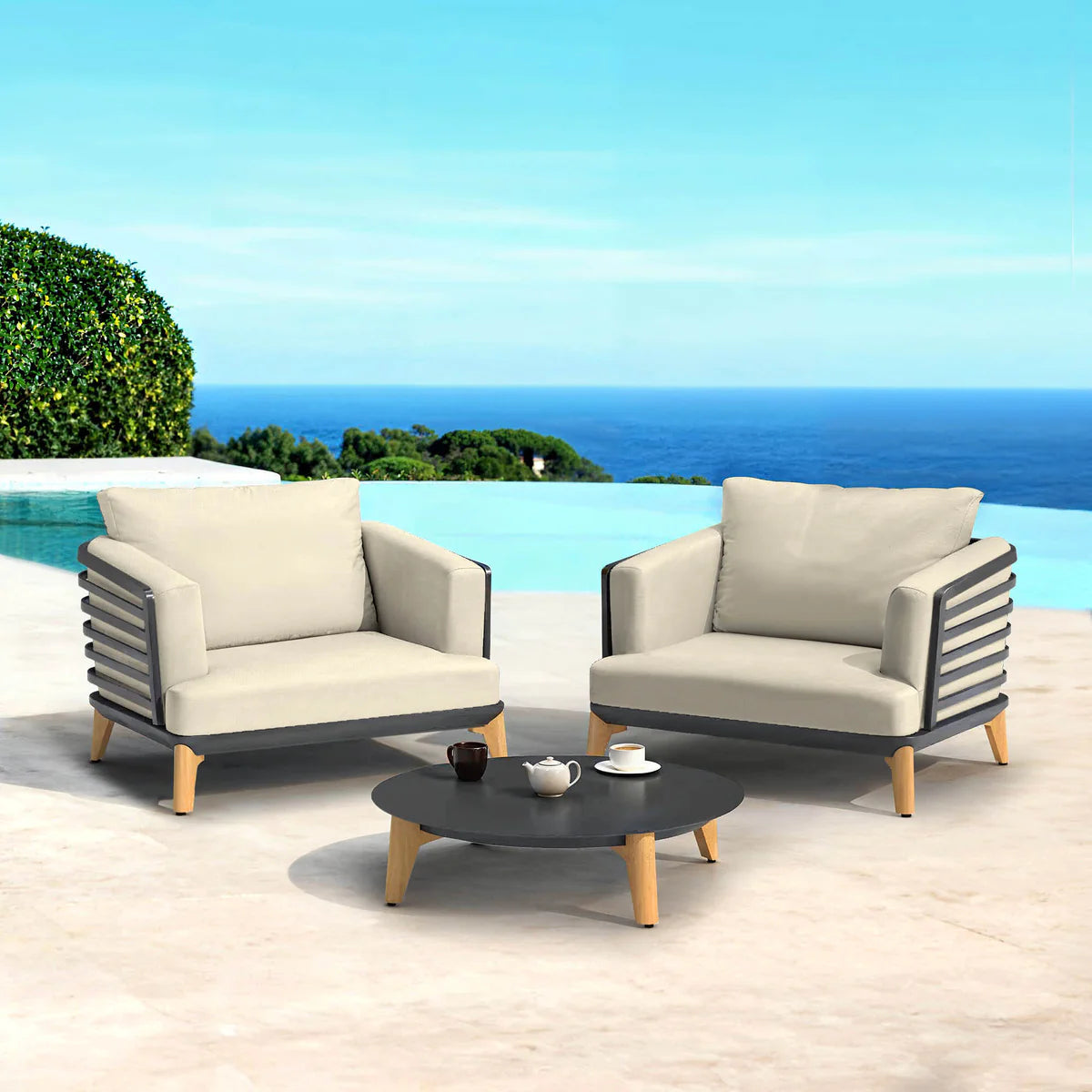 Lounge-set Monte Carlo - 2 Plätze (UK)